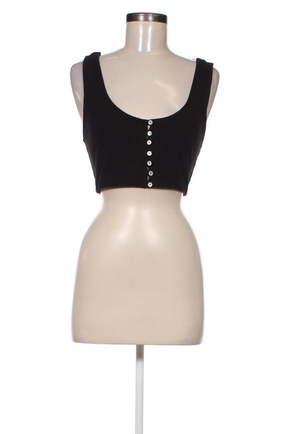 Γυναικείο αμάνικο μπλουζάκι Zara, Μέγεθος M, Χρώμα Μαύρο, Τιμή 7,20 €