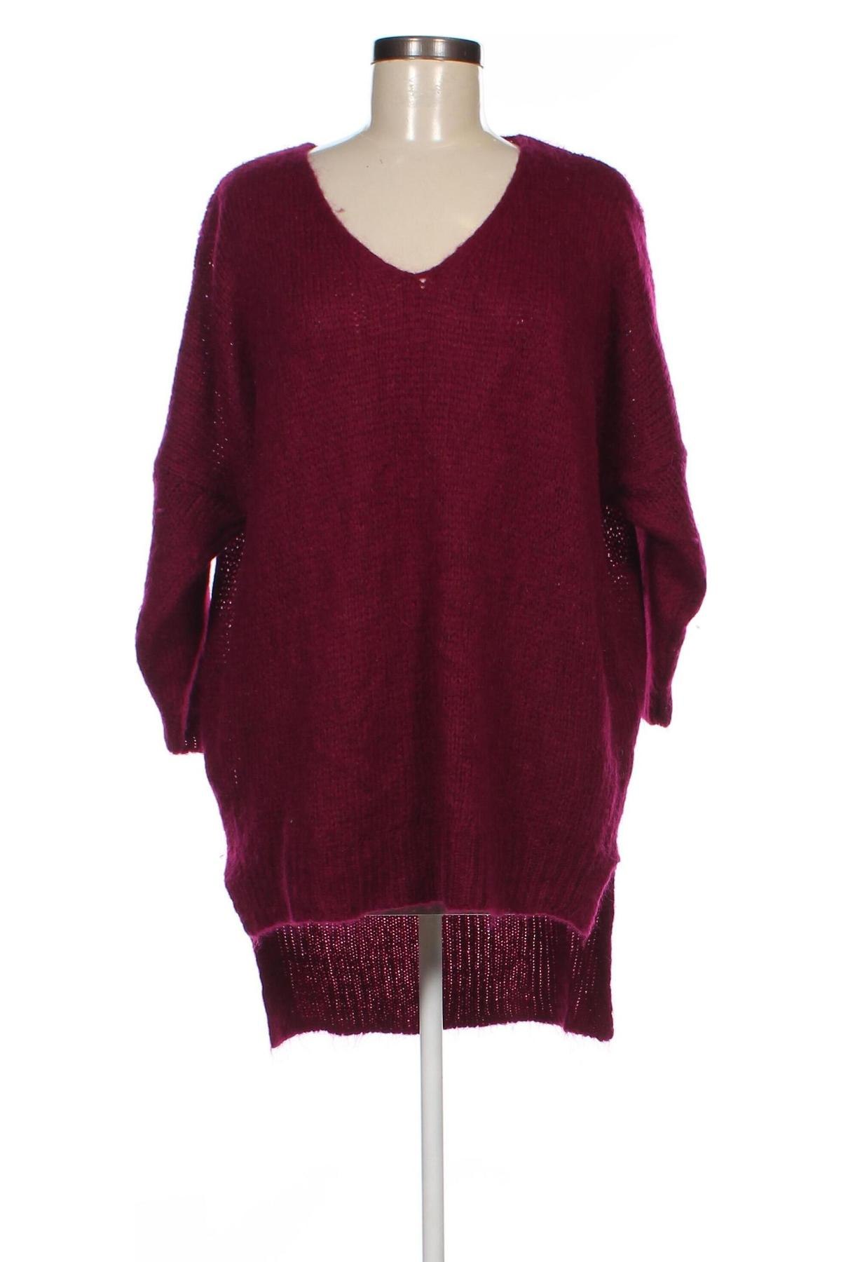 Дамски пуловер, Размер XL, Цвят Лилав, Цена 17,41 лв.