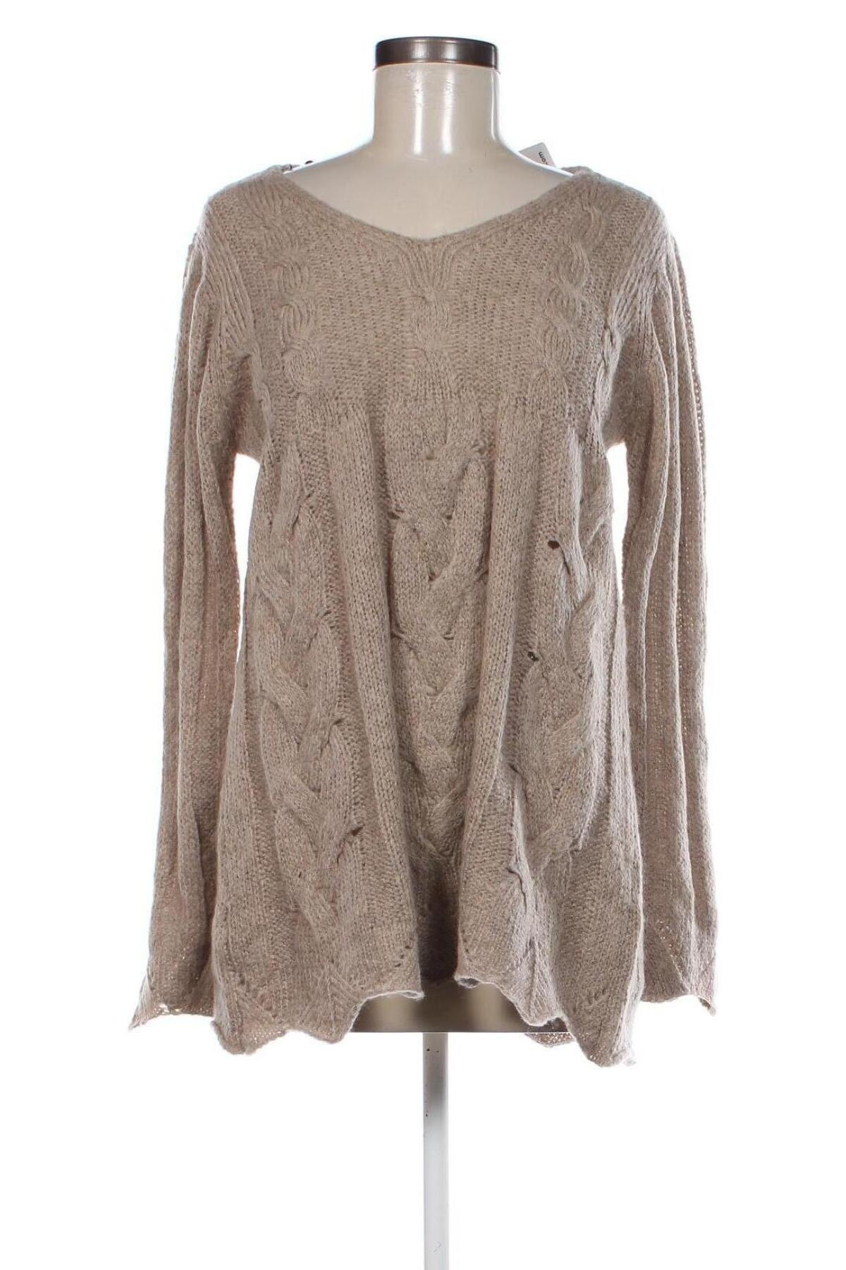 Damenpullover, Größe M, Farbe Beige, Preis 11,10 €