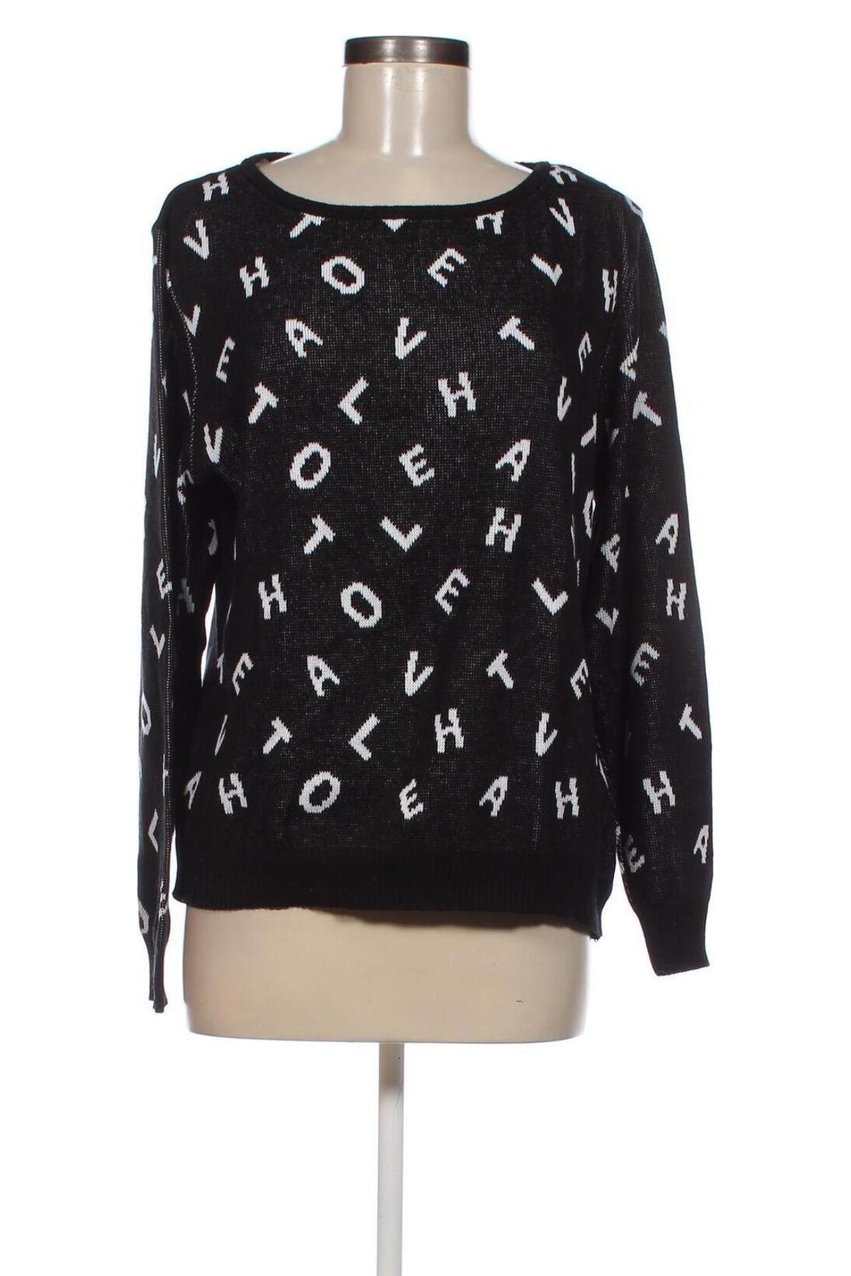 Дамски пуловер, Размер M, Цвят Черен, Цена 15,95 лв.