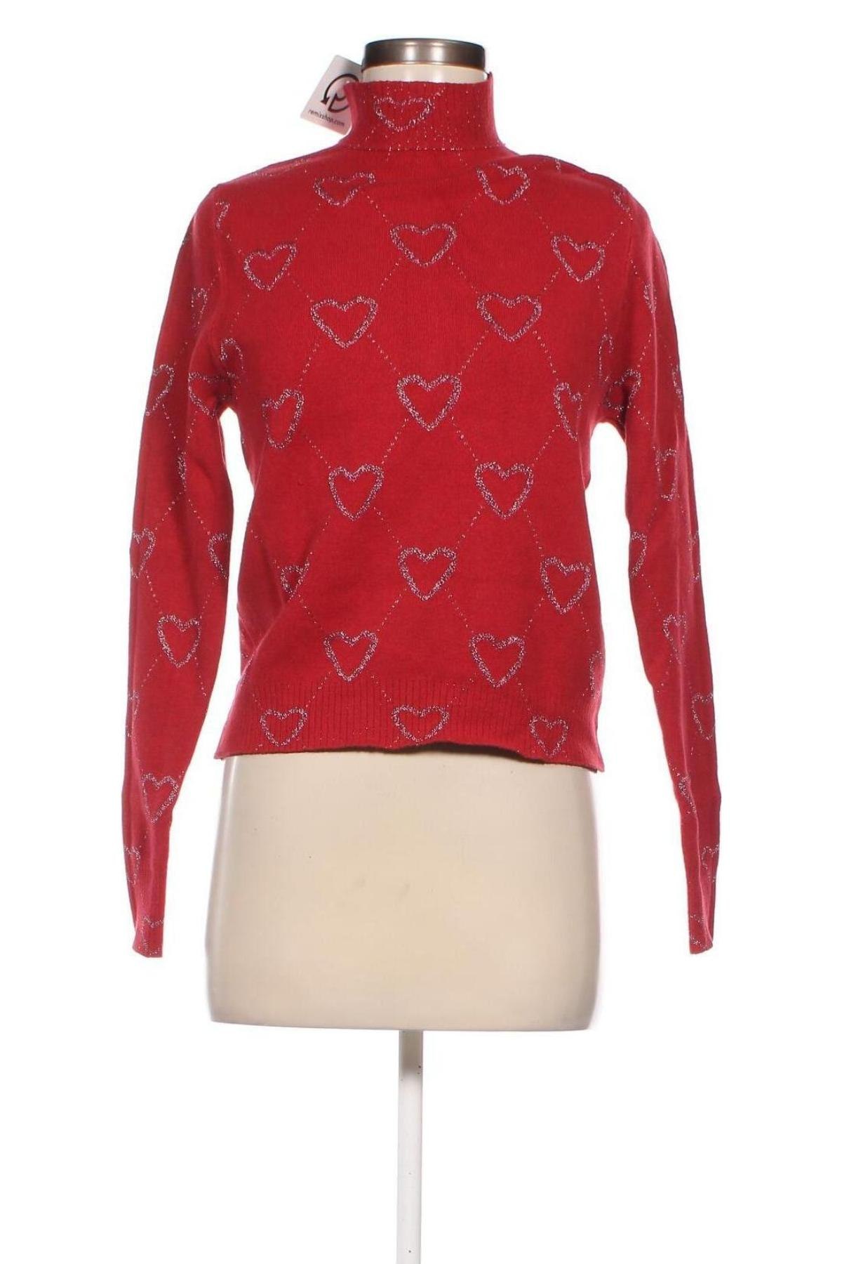 Дамски пуловер, Размер S, Цвят Червен, Цена 16,54 лв.