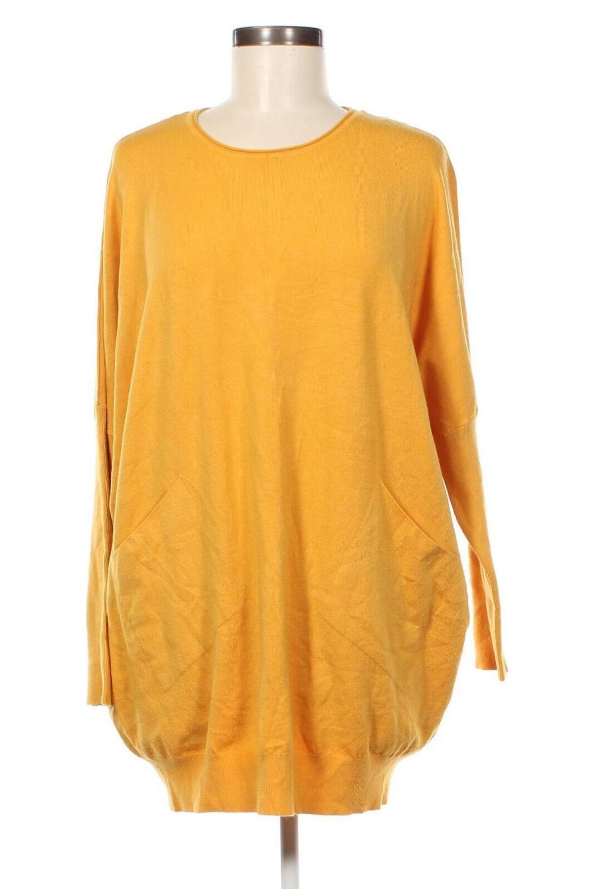 Дамски пуловер, Размер XL, Цвят Жълт, Цена 11,78 лв.
