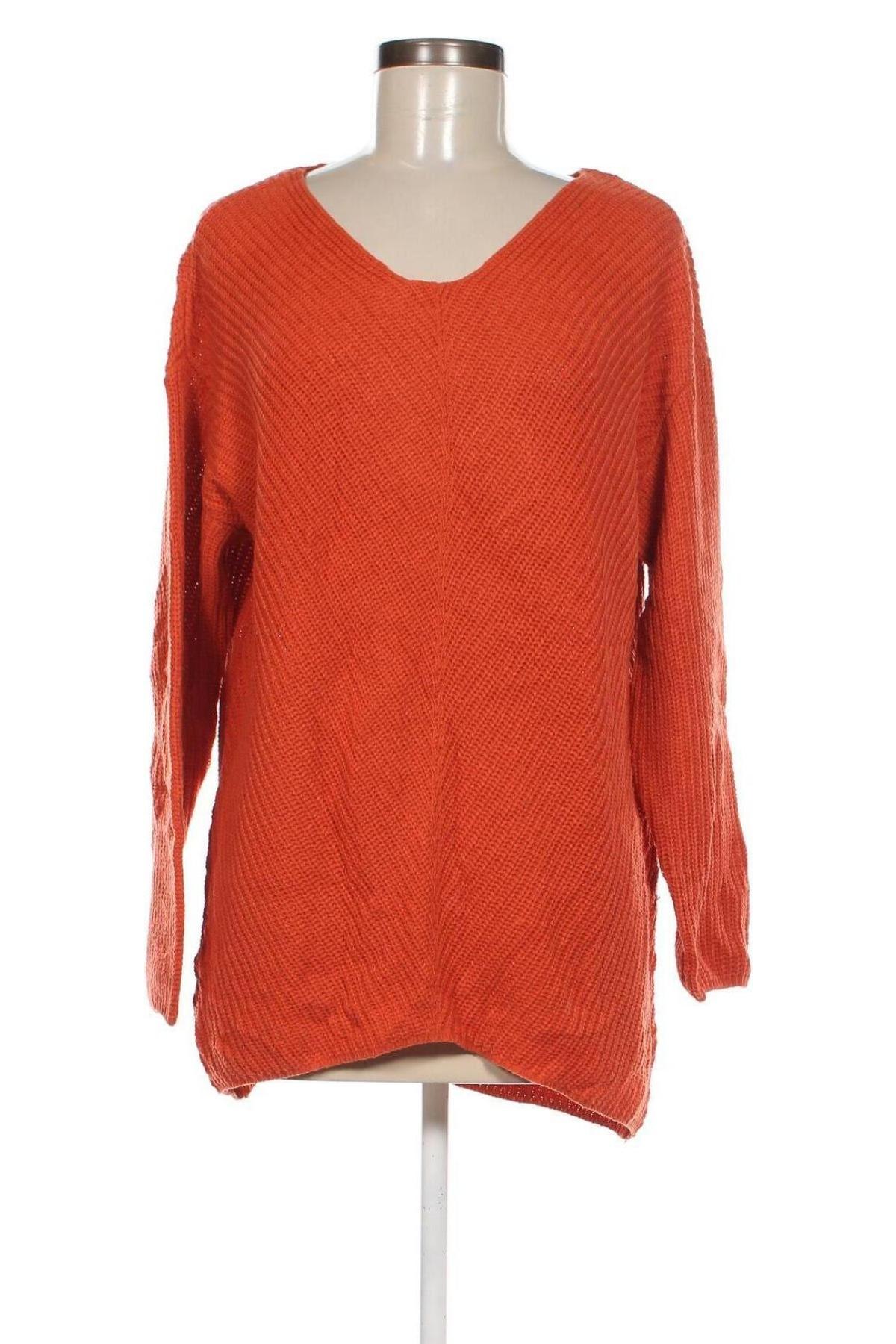 Damenpullover, Größe XL, Farbe Orange, Preis 13,12 €