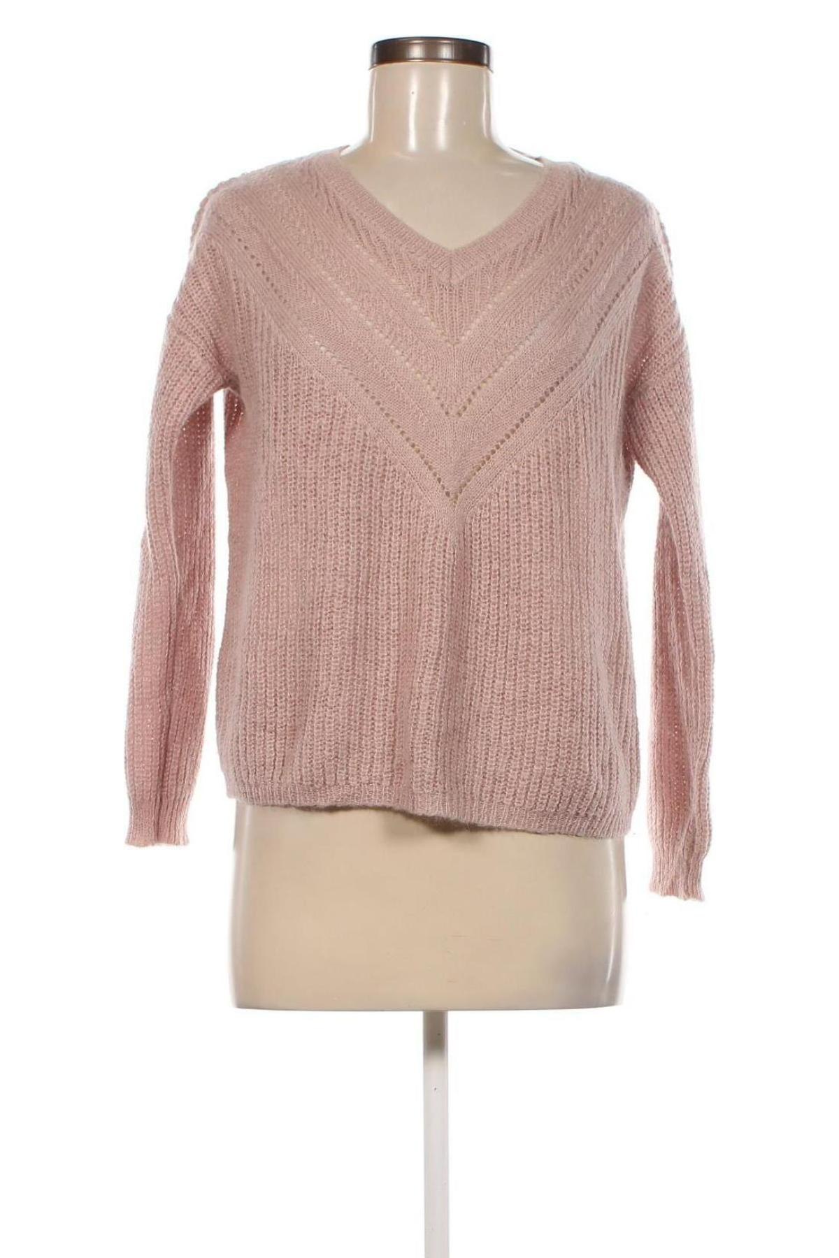 Damenpullover, Größe M, Farbe Aschrosa, Preis € 11,10