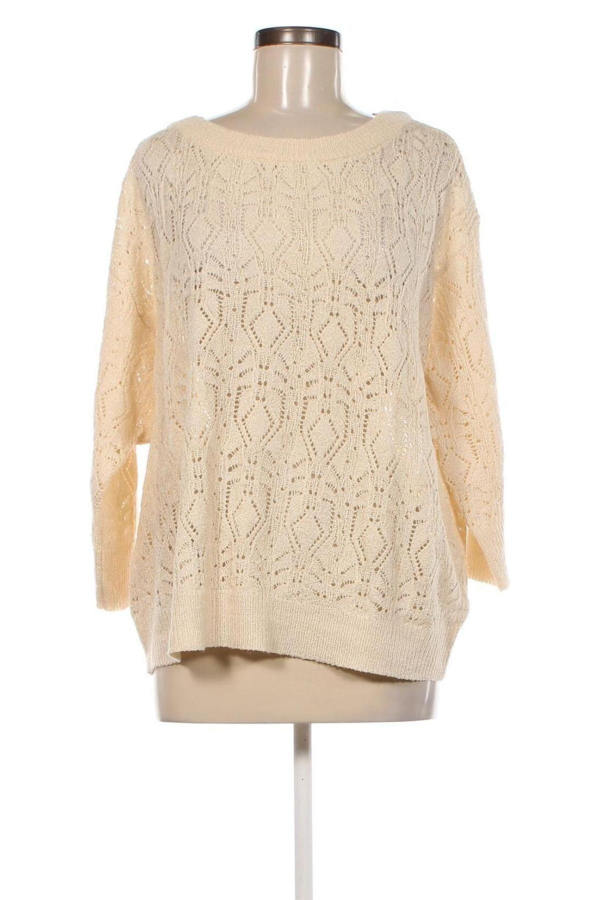 Damenpullover, Größe L, Farbe Beige, Preis 10,49 €