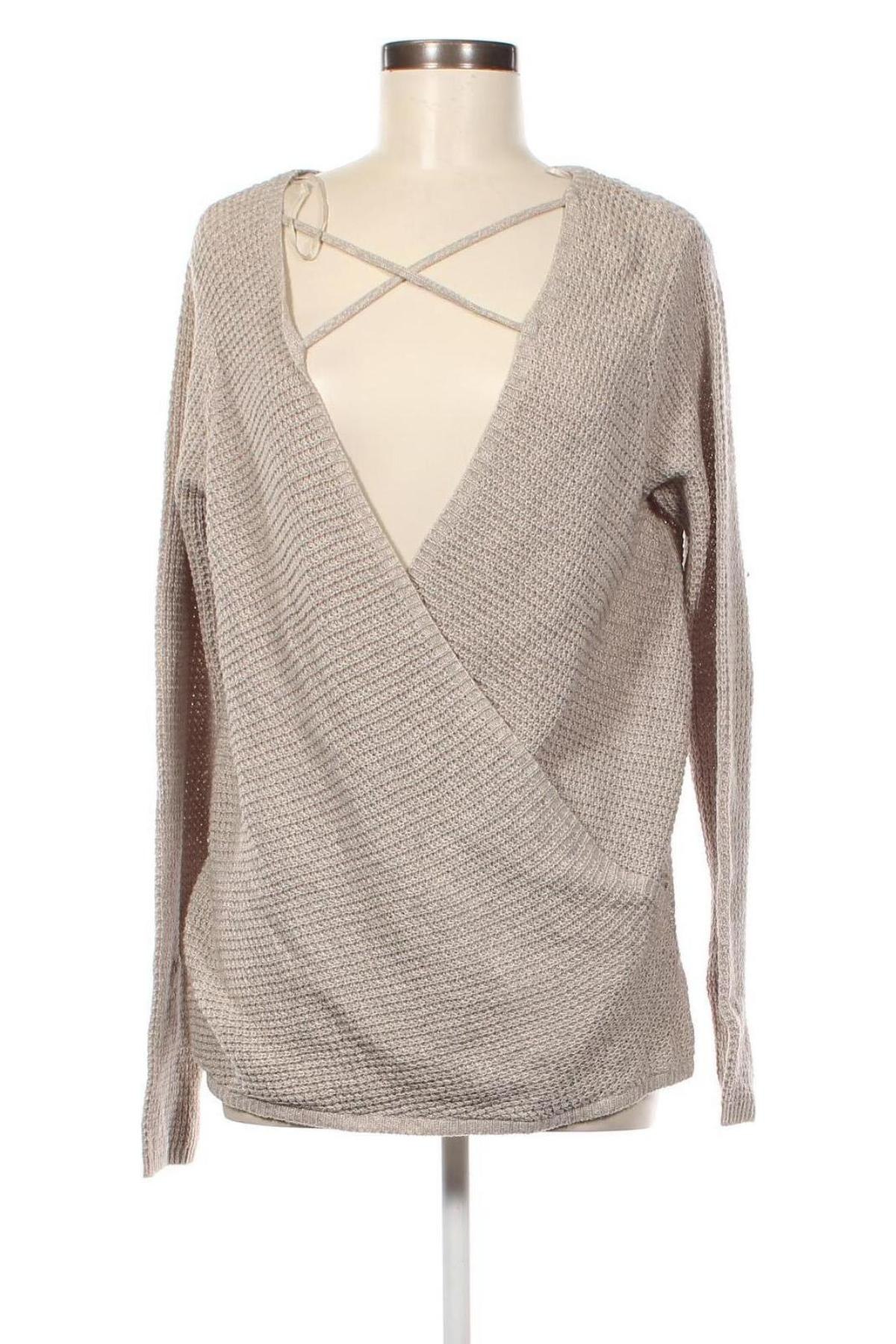 Γυναικείο πουλόβερ Alya, Μέγεθος L, Χρώμα Γκρί, Τιμή 9,33 €