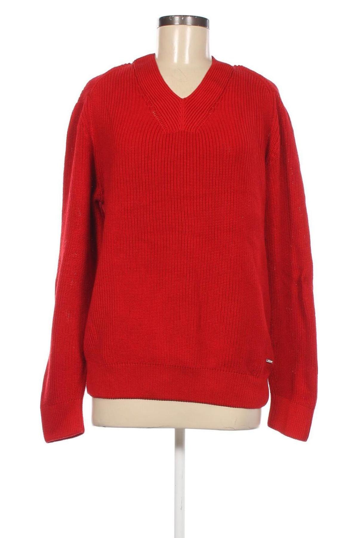 Дамски пуловер BOSS, Размер L, Цвят Червен, Цена 155,80 лв.