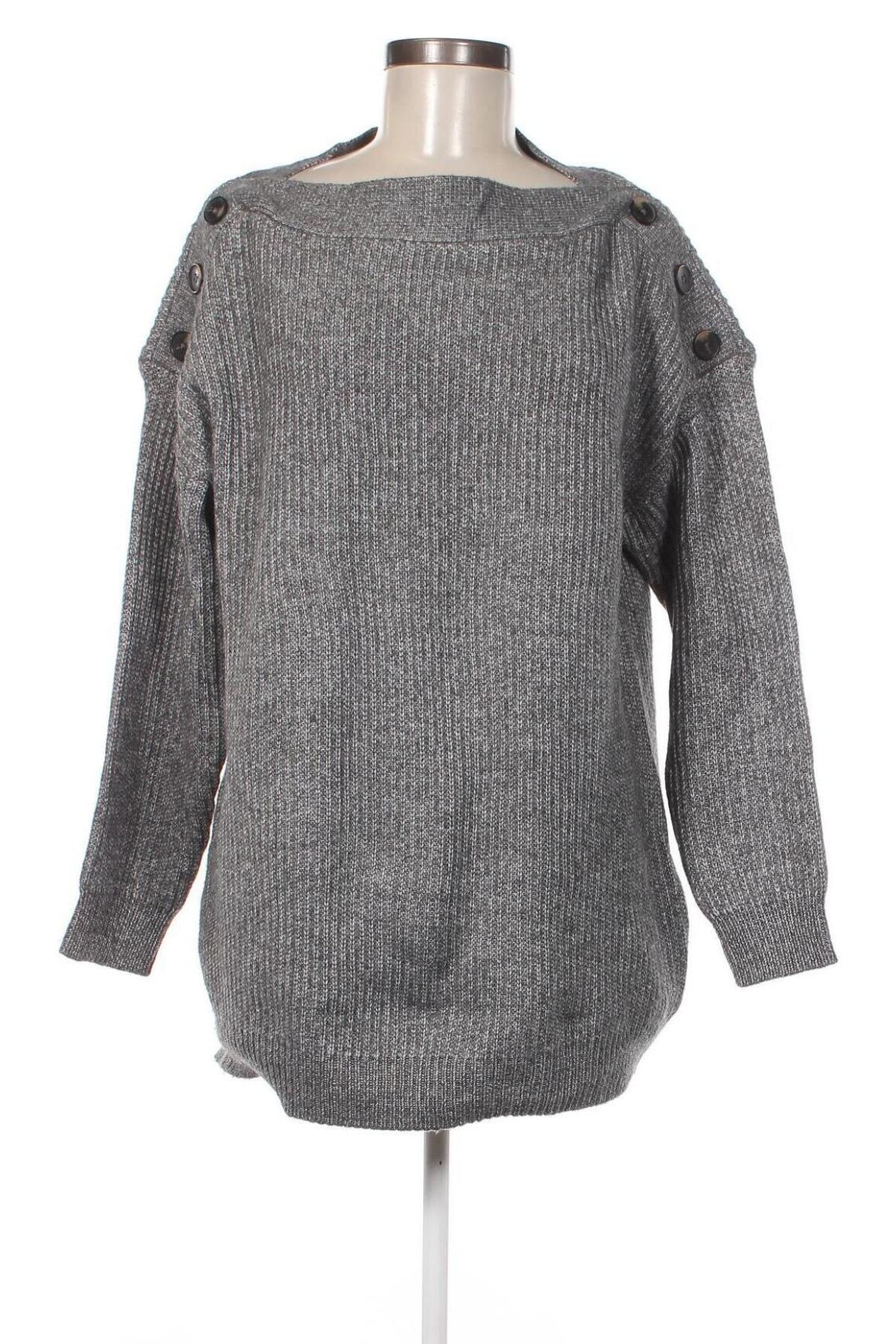 Дамски пуловер Body Flirt, Размер XL, Цвят Сив, Цена 17,98 лв.