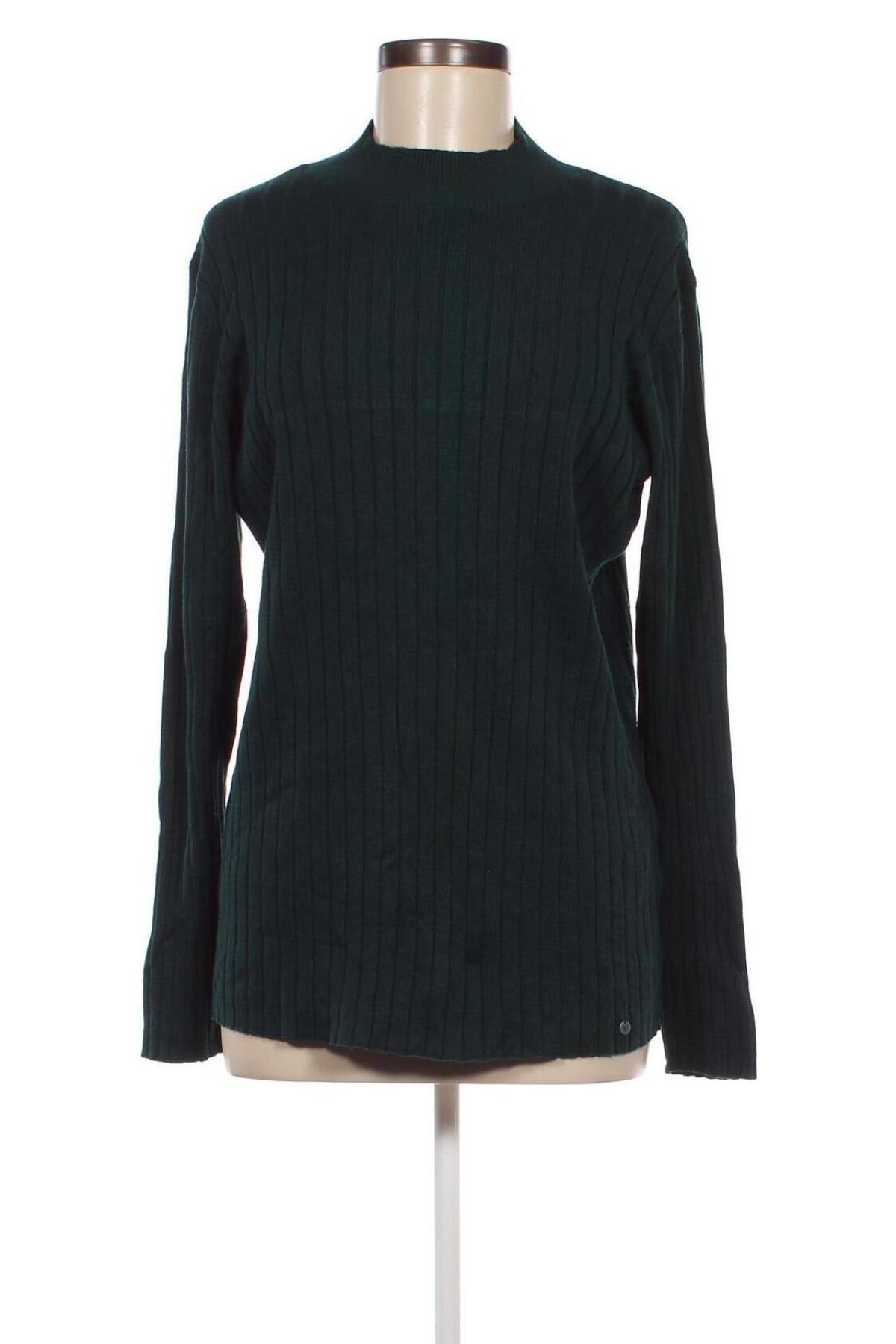 Дамски пуловер C&A, Размер L, Цвят Зелен, Цена 16,53 лв.