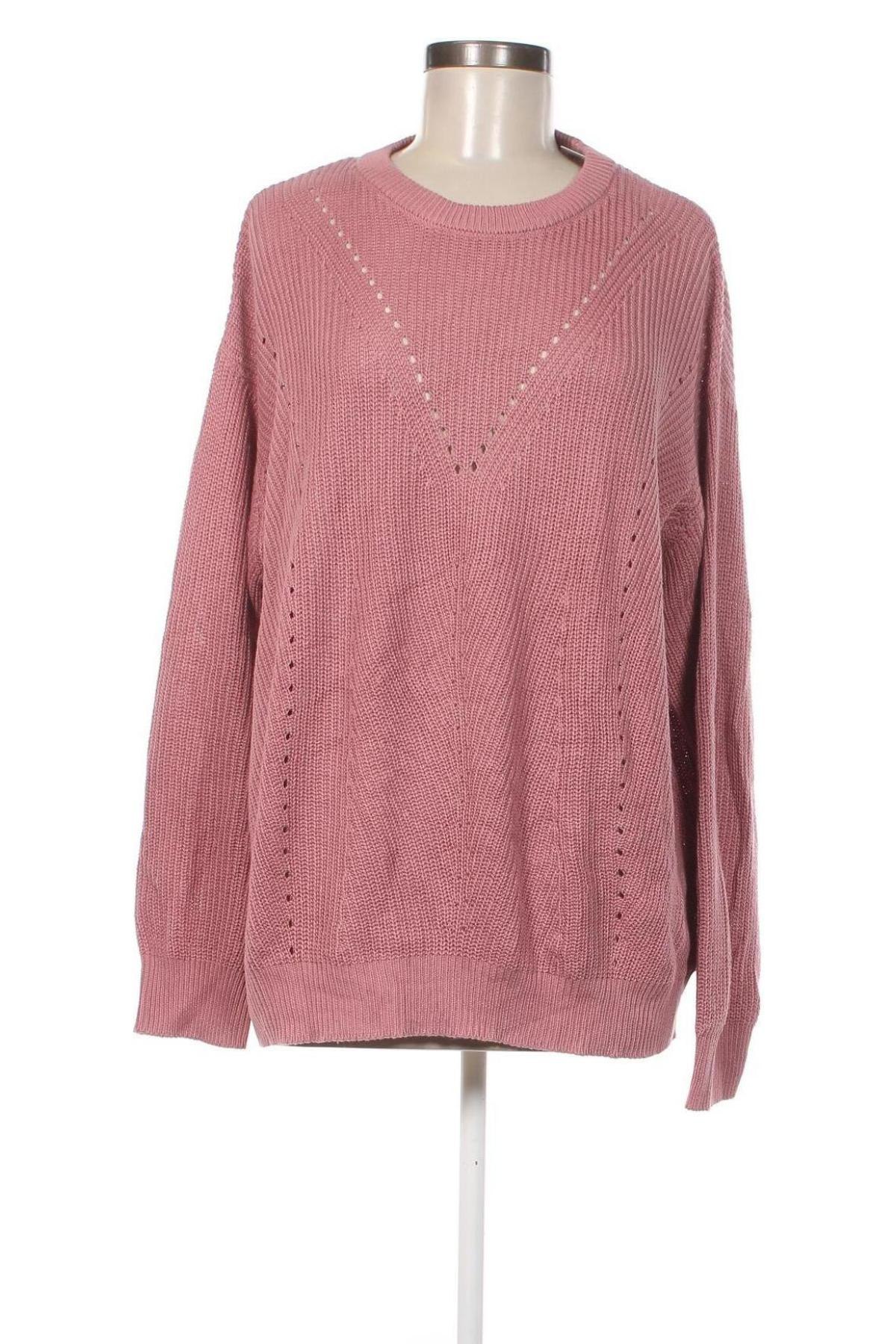 Дамски пуловер C&A, Размер L, Цвят Розов, Цена 15,08 лв.