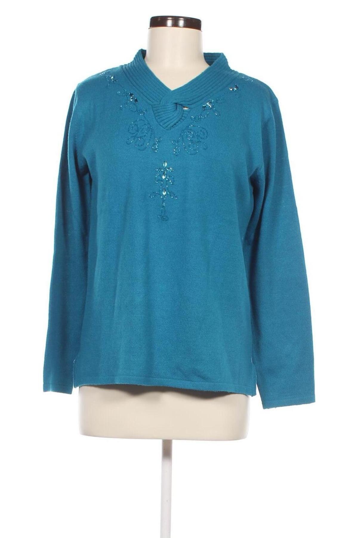 Damenpullover CASHMASOFT, Größe M, Farbe Blau, Preis € 13,65