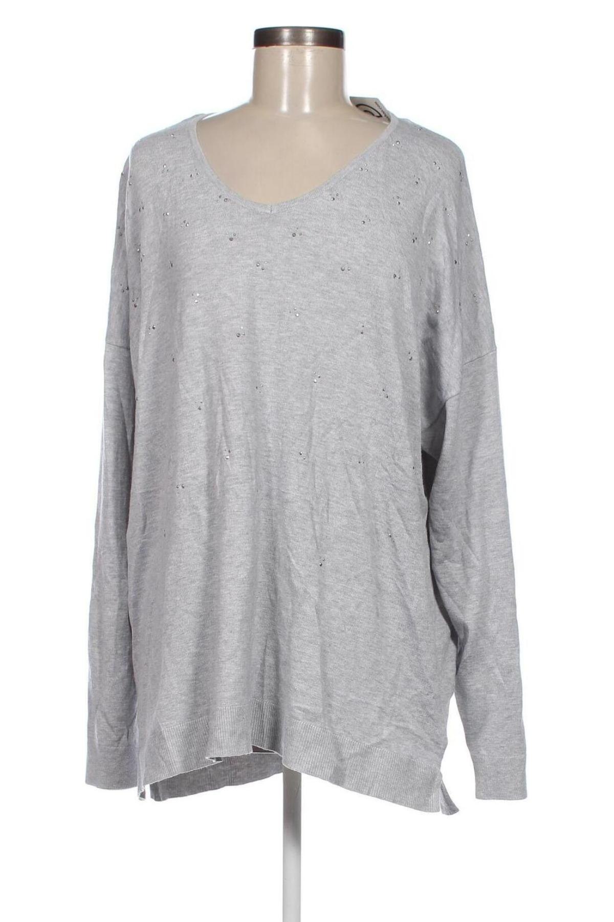 Γυναικείο πουλόβερ Canda, Μέγεθος XL, Χρώμα Γκρί, Τιμή 11,12 €