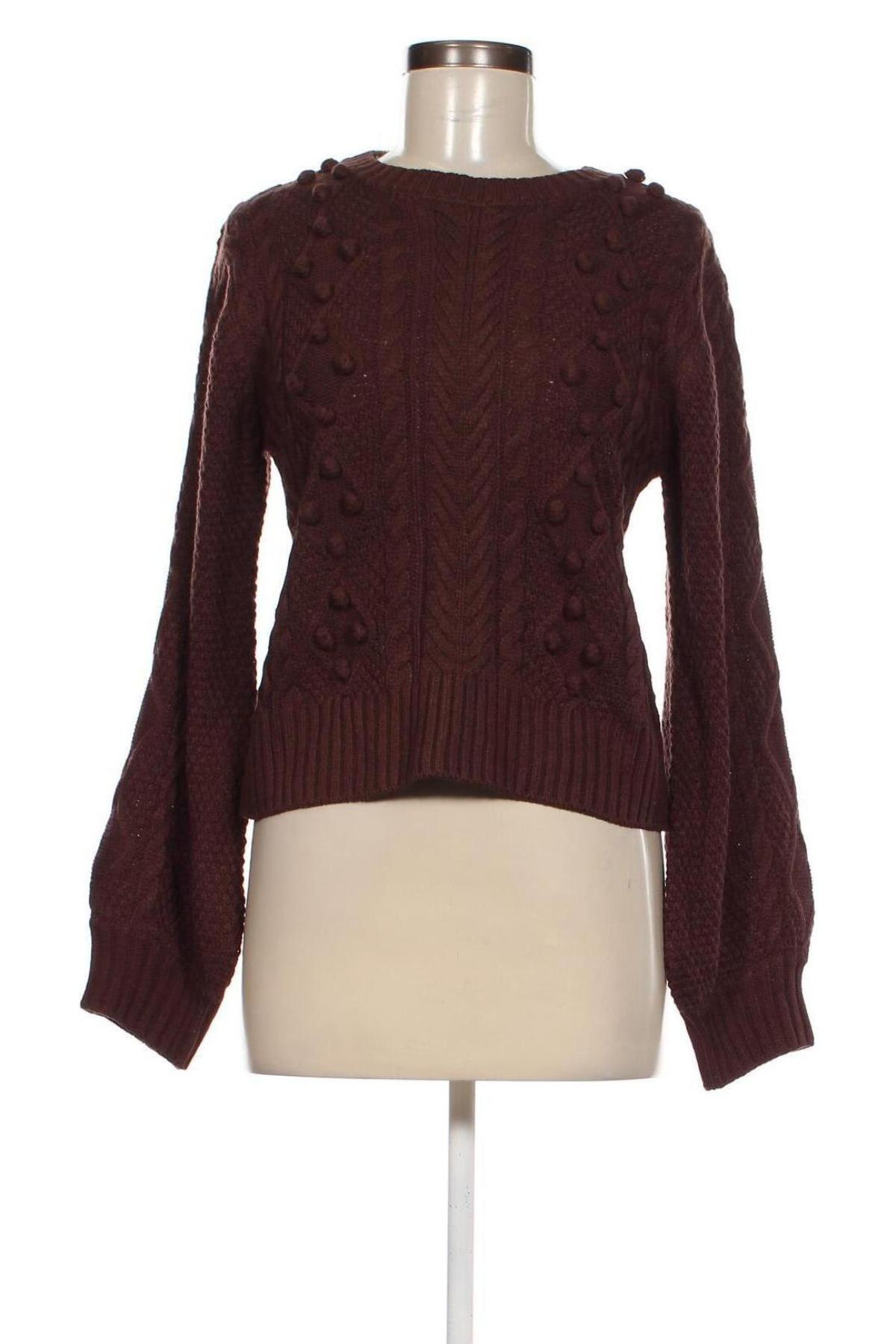 Дамски пуловер Charlotte Russe, Размер M, Цвят Кафяв, Цена 15,95 лв.