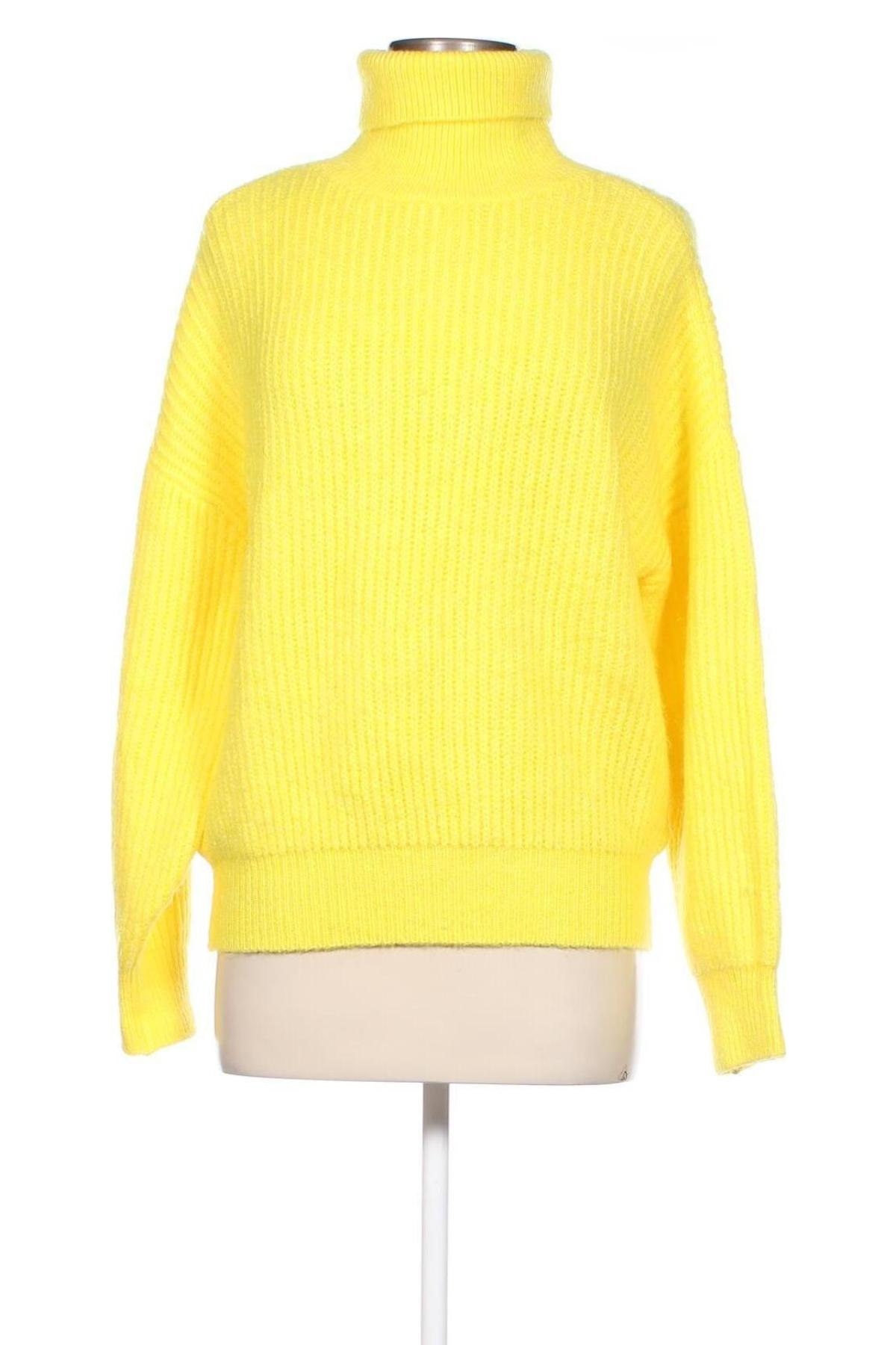 Дамски пуловер Clockhouse, Размер L, Цвят Жълт, Цена 15,95 лв.