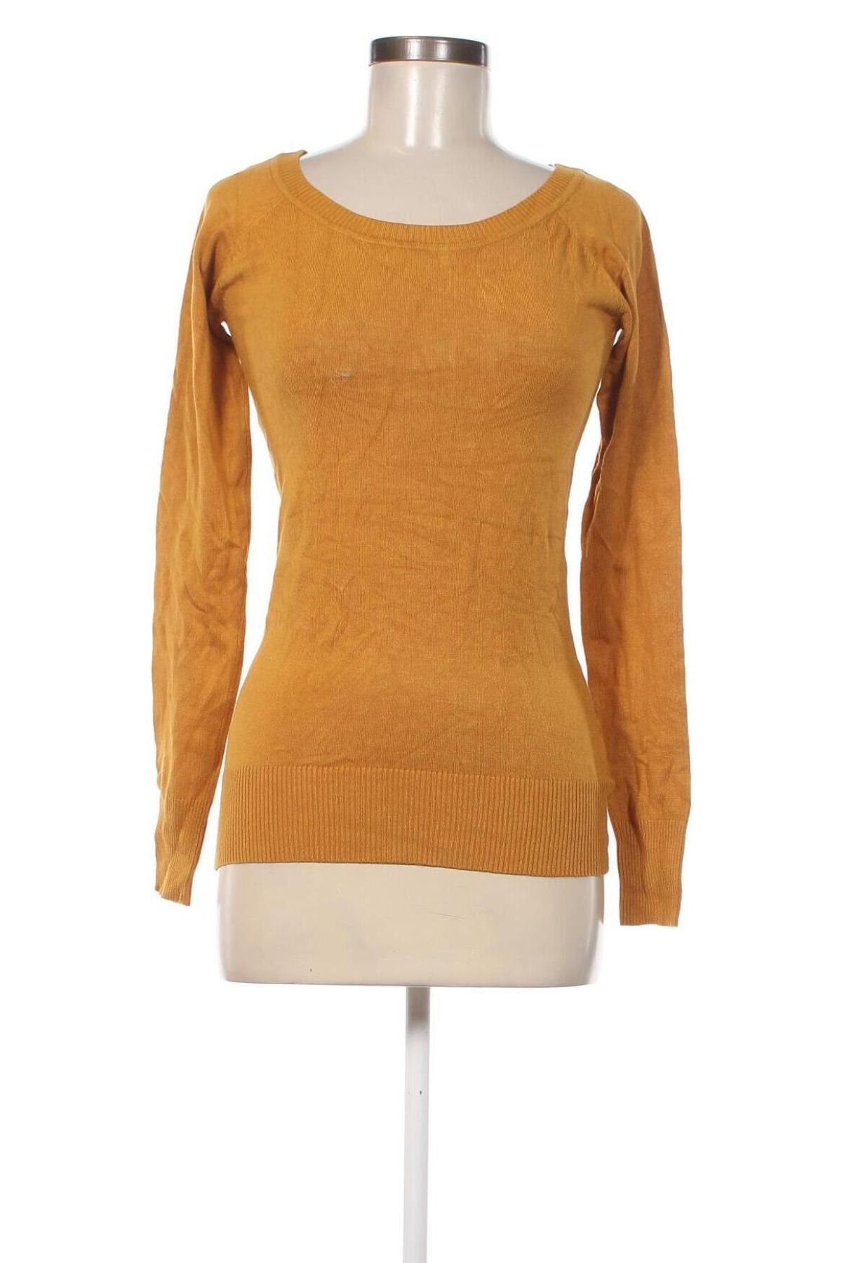 Дамски пуловер Clockhouse, Размер M, Цвят Жълт, Цена 15,08 лв.
