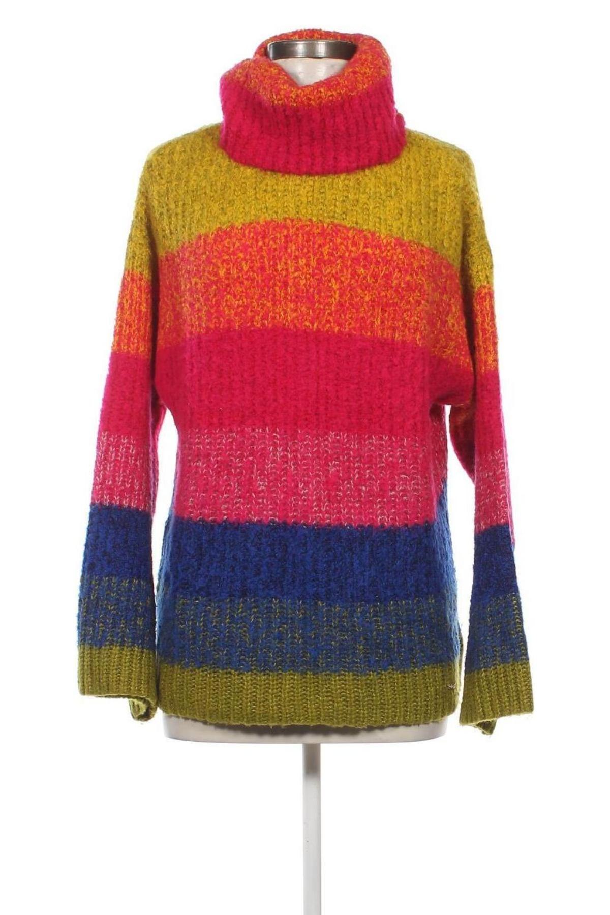 Γυναικείο πουλόβερ Desigual, Μέγεθος L, Χρώμα Πολύχρωμο, Τιμή 23,15 €
