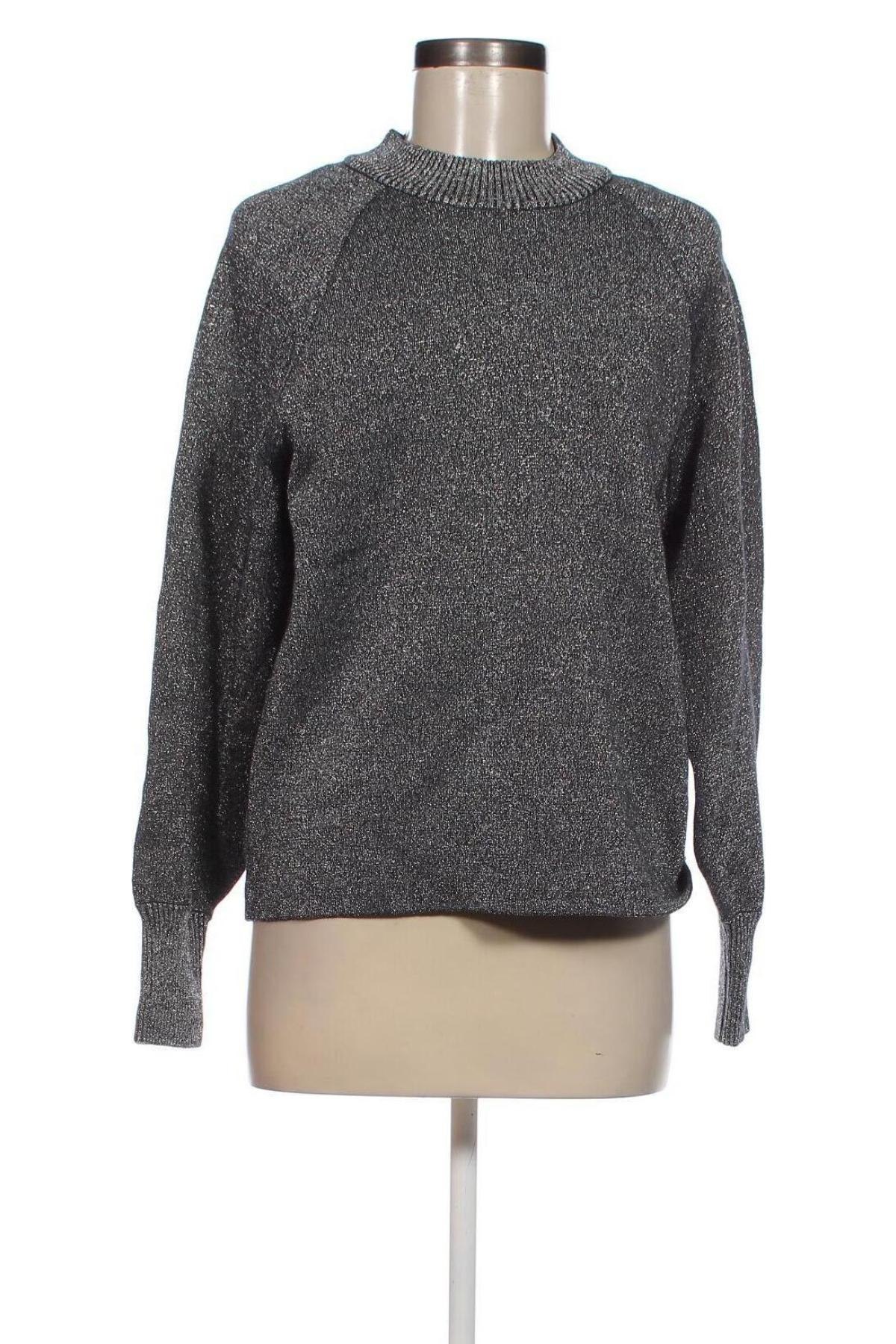 Дамски пуловер Edc By Esprit, Размер L, Цвят Сребрист, Цена 22,55 лв.