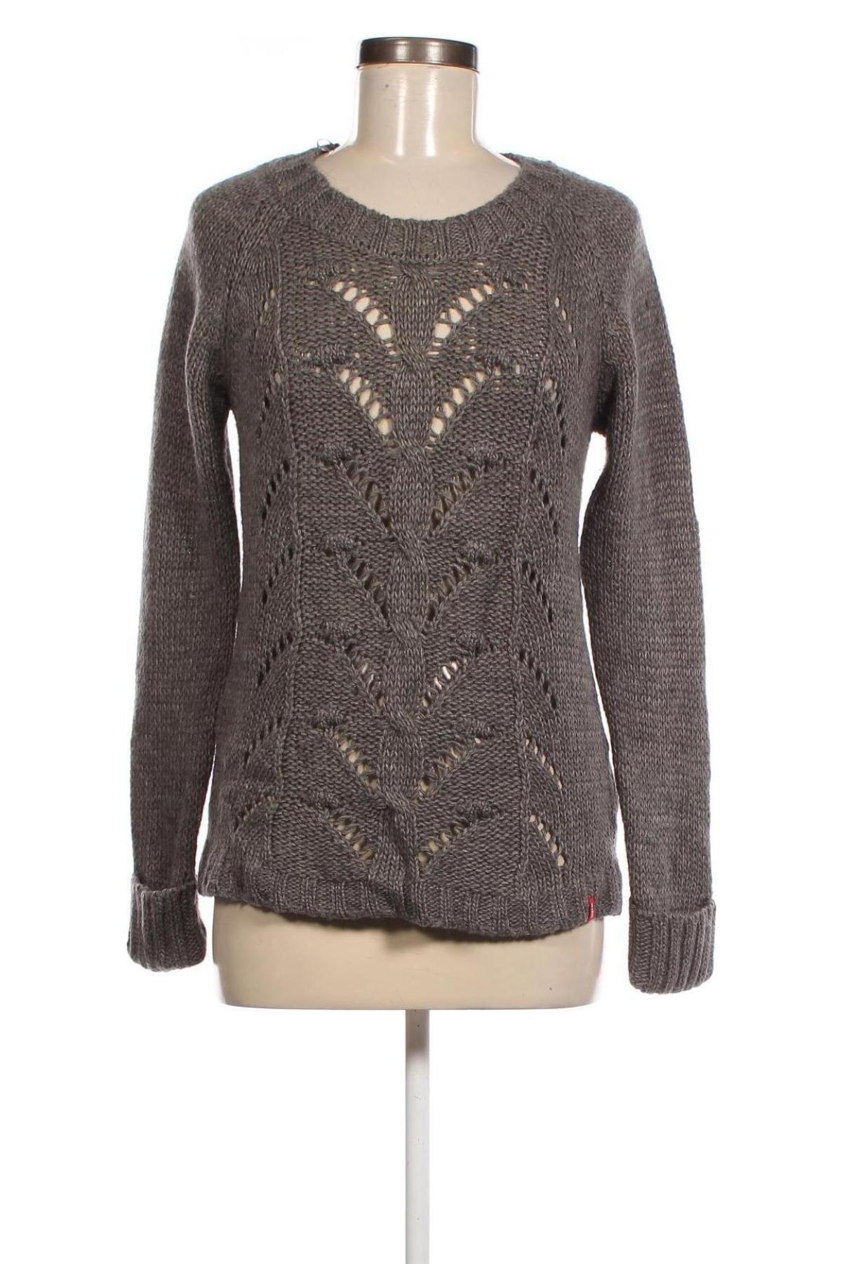 Дамски пуловер Edc By Esprit, Размер L, Цвят Сив, Цена 21,32 лв.