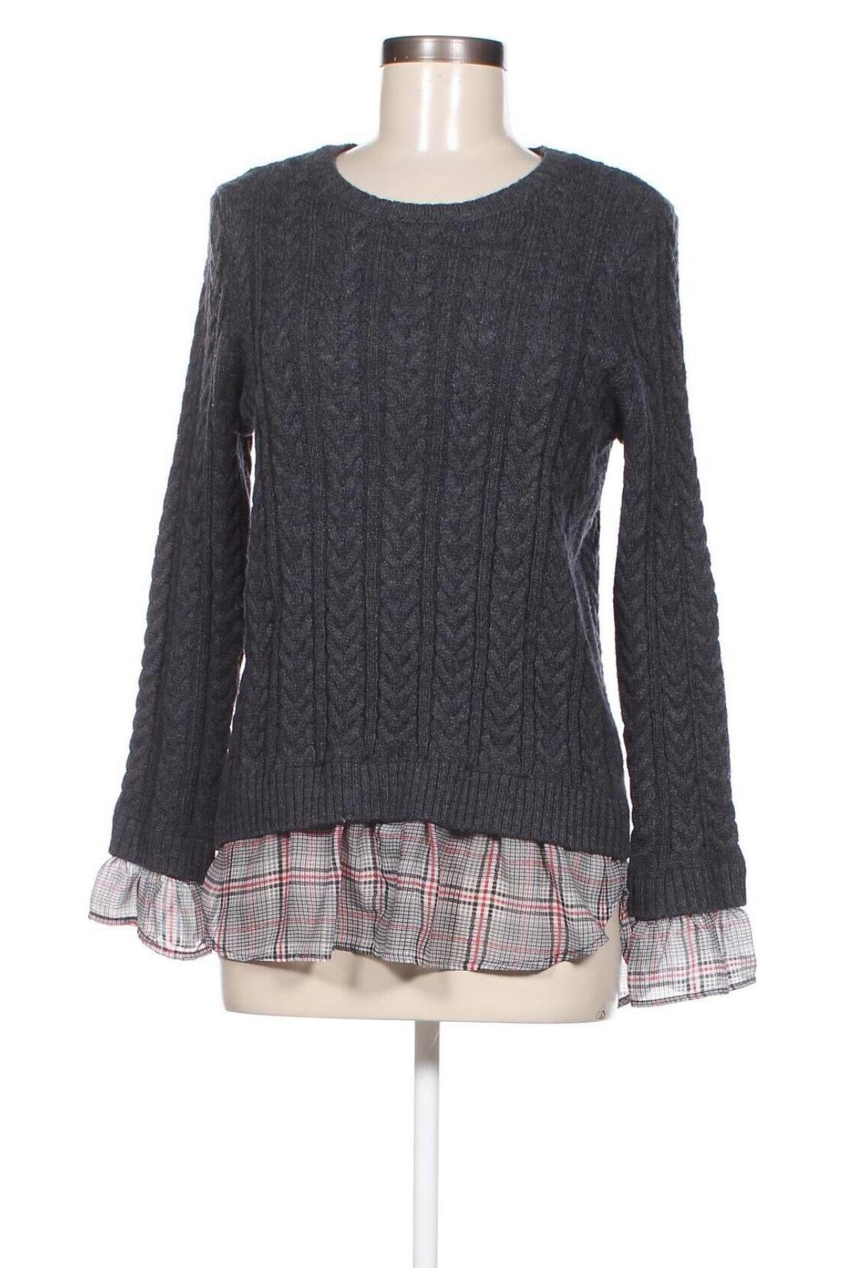 Дамски пуловер Elle, Размер M, Цвят Сив, Цена 17,40 лв.