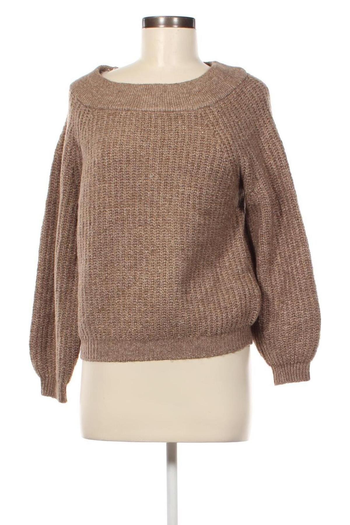 Дамски пуловер Even&Odd, Размер XS, Цвят Кафяв, Цена 23,92 лв.