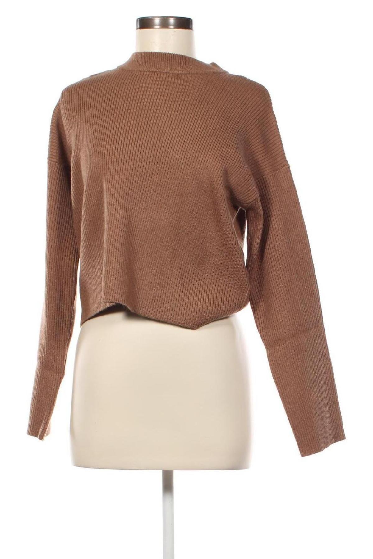 Γυναικείο πουλόβερ Even&Odd, Μέγεθος S, Χρώμα Καφέ, Τιμή 14,23 €