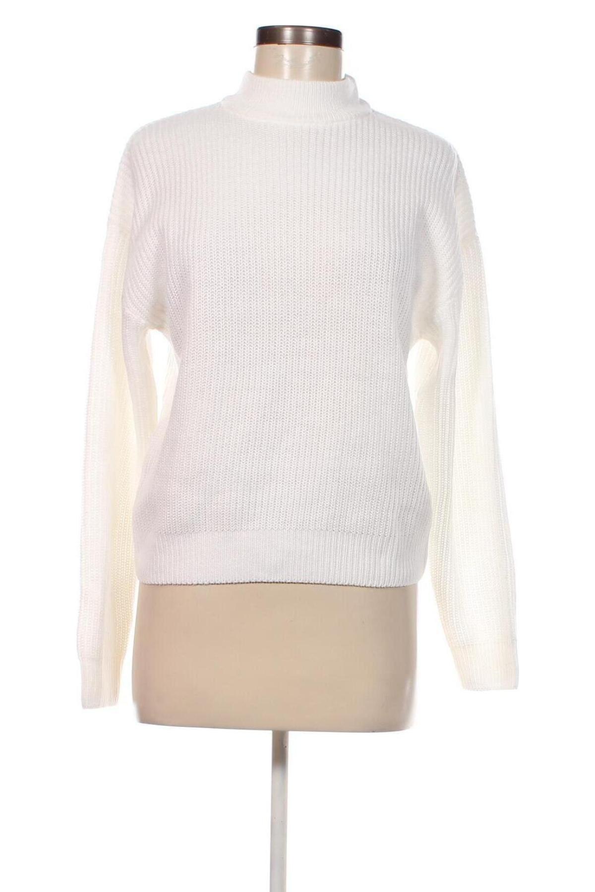 Дамски пуловер Fb Sister, Размер M, Цвят Бял, Цена 15,08 лв.