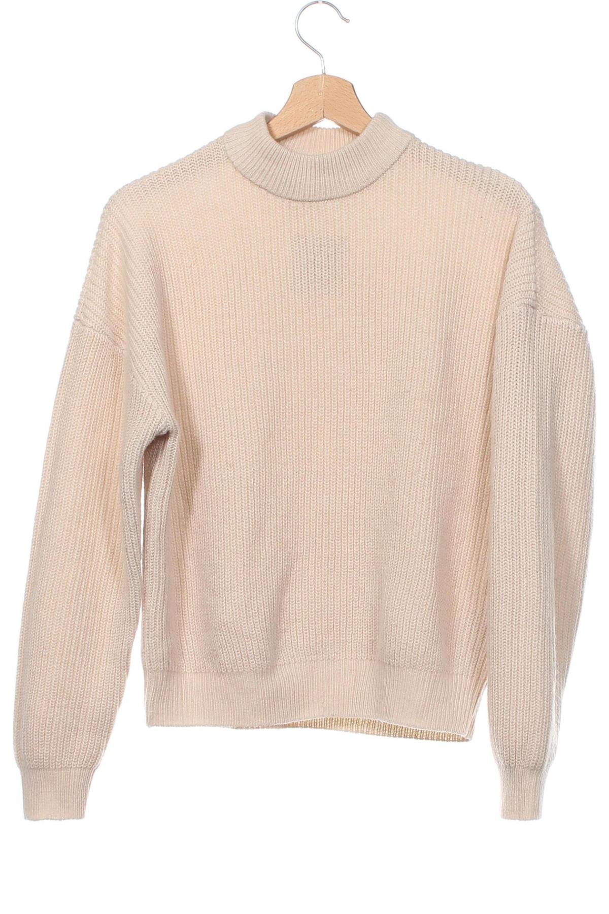 Дамски пуловер Fb Sister, Размер XS, Цвят Бежов, Цена 17,60 лв.