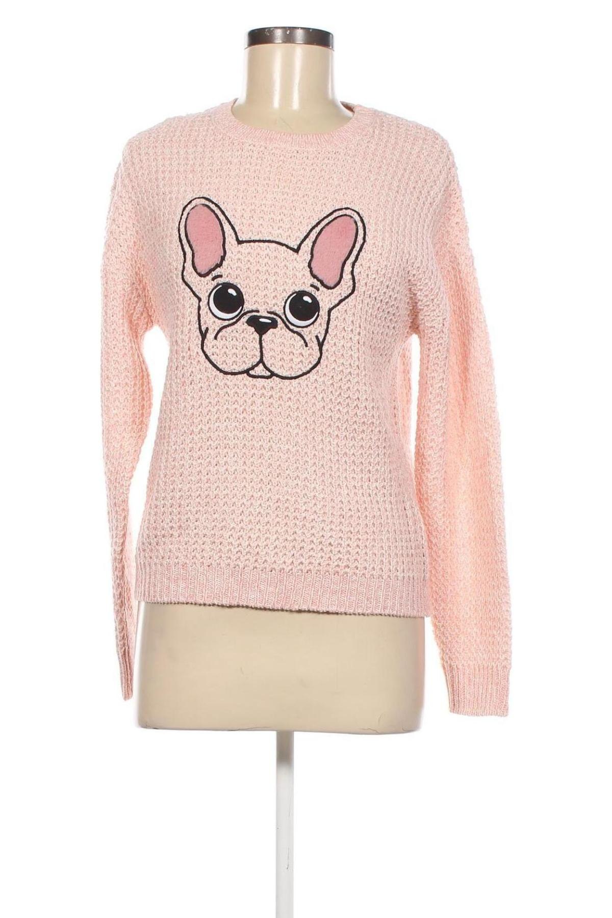 Γυναικείο πουλόβερ Fb Sister, Μέγεθος M, Χρώμα Ρόζ , Τιμή 9,33 €