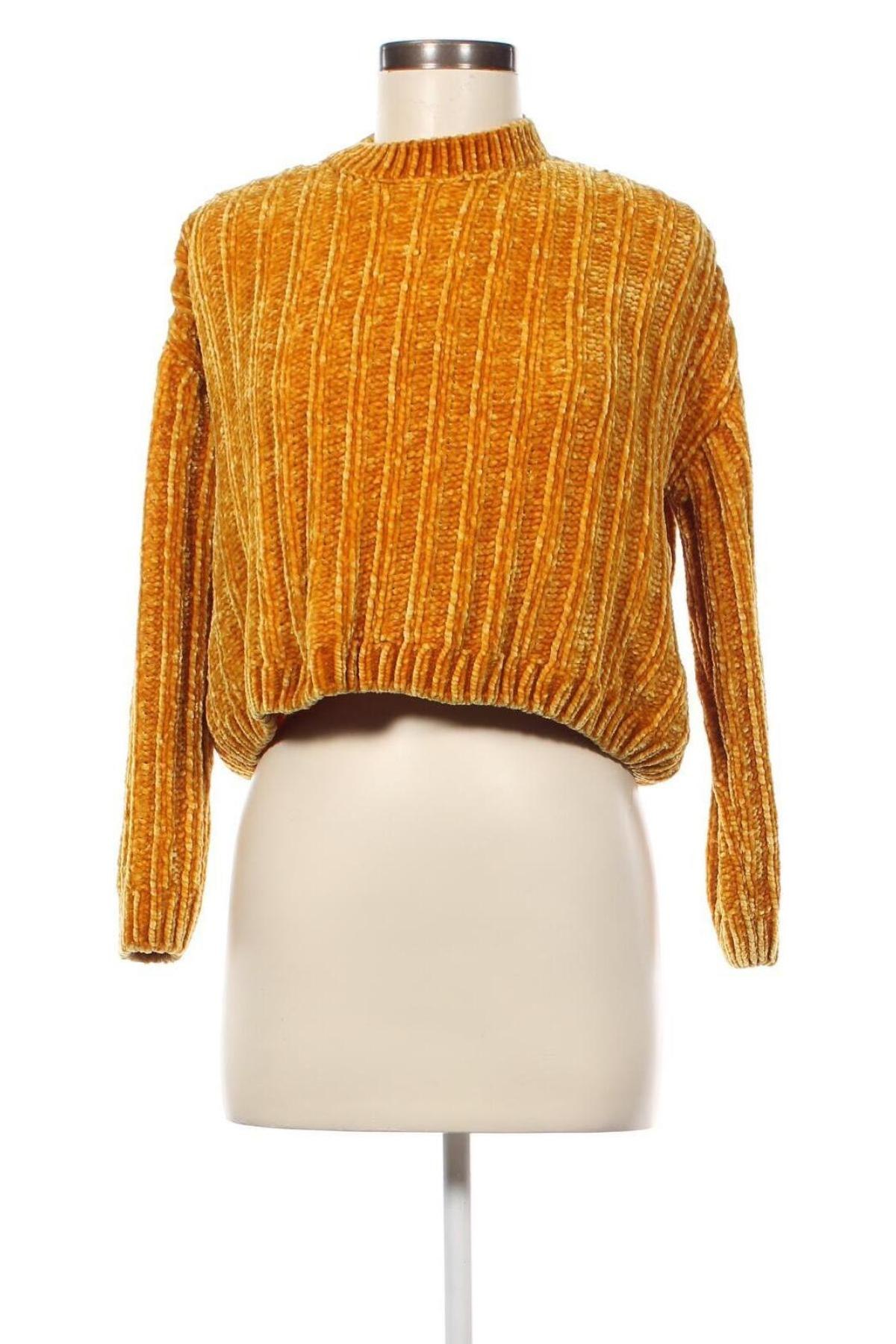 Γυναικείο πουλόβερ Fb Sister, Μέγεθος S, Χρώμα Κίτρινο, Τιμή 9,33 €