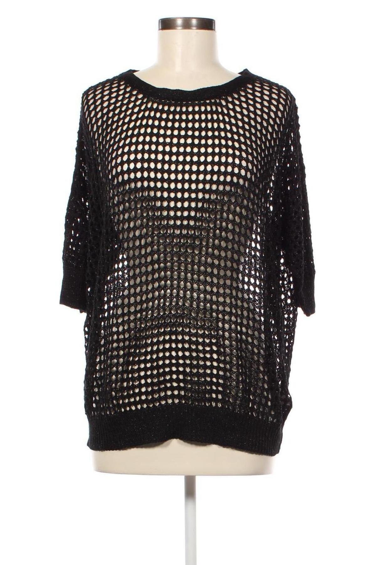 Γυναικείο πουλόβερ Flame, Μέγεθος XXL, Χρώμα Μαύρο, Τιμή 10,76 €