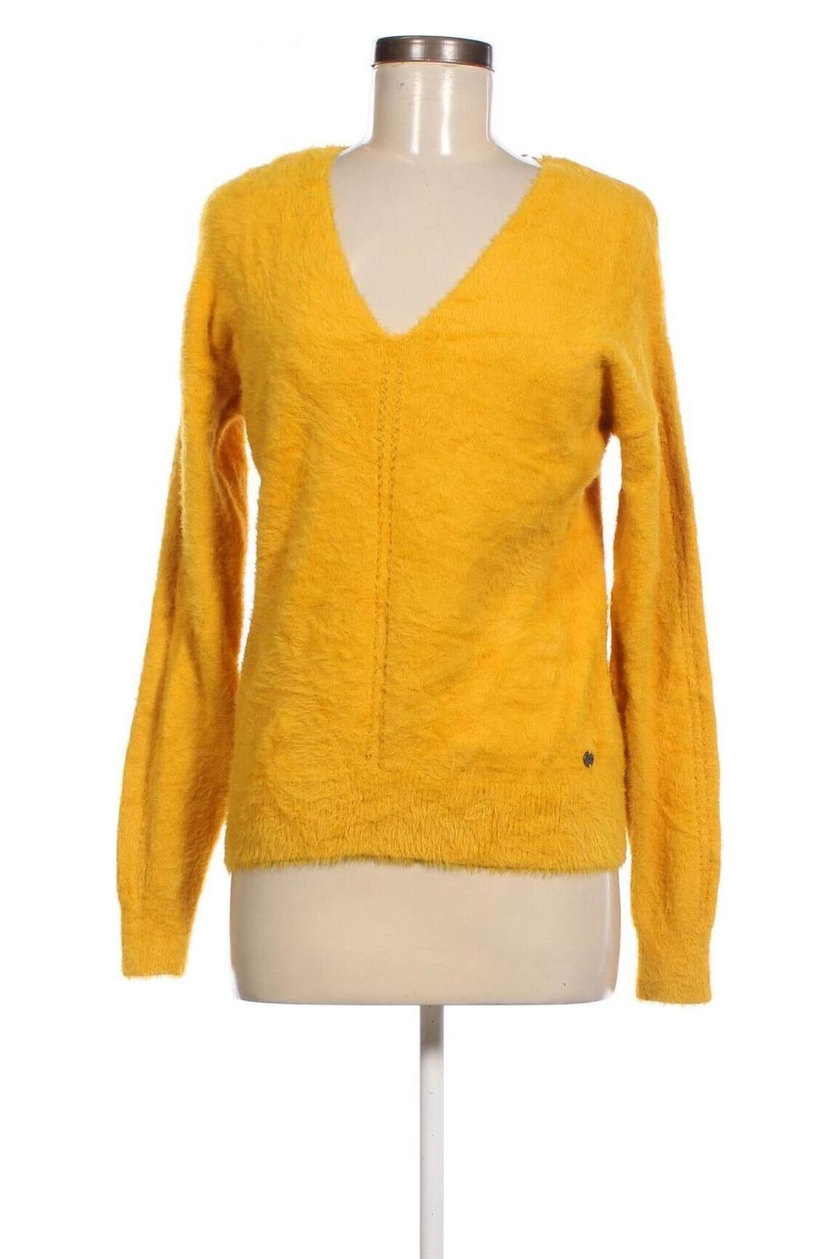 Дамски пуловер Garcia, Размер S, Цвят Жълт, Цена 21,32 лв.