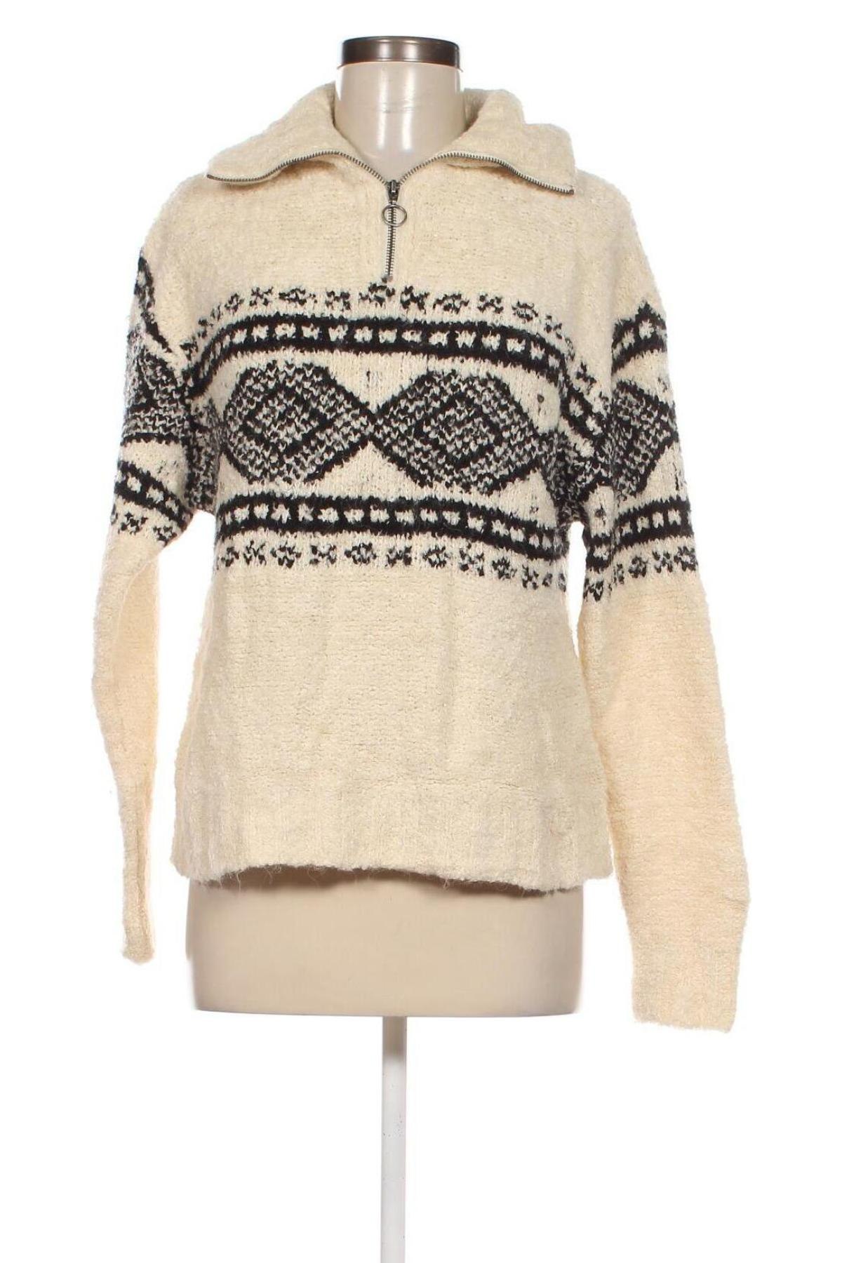 Дамски пуловер Ghanda, Размер S, Цвят Бежов, Цена 22,55 лв.