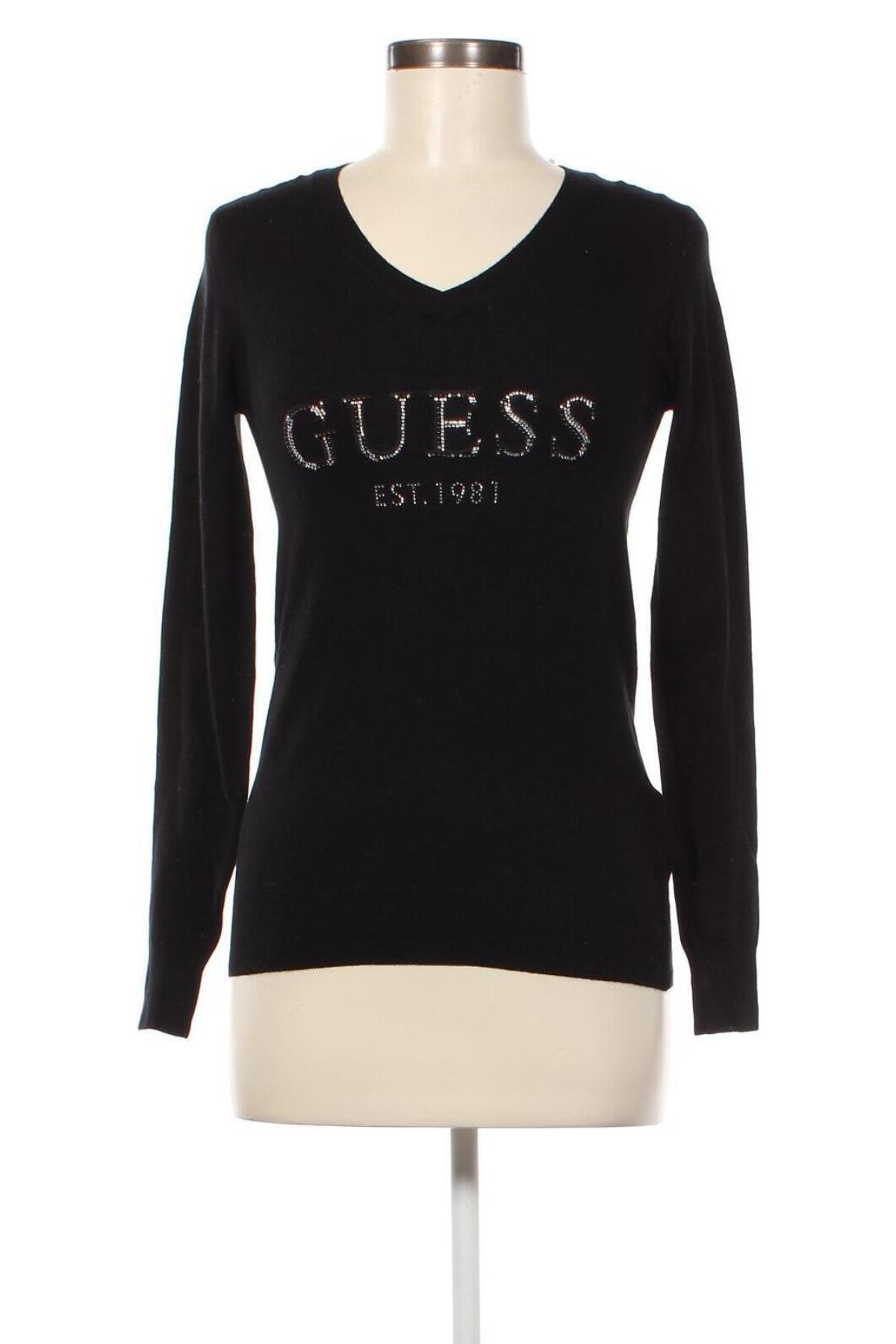 Γυναικείο πουλόβερ Guess, Μέγεθος S, Χρώμα Μαύρο, Τιμή 56,29 €