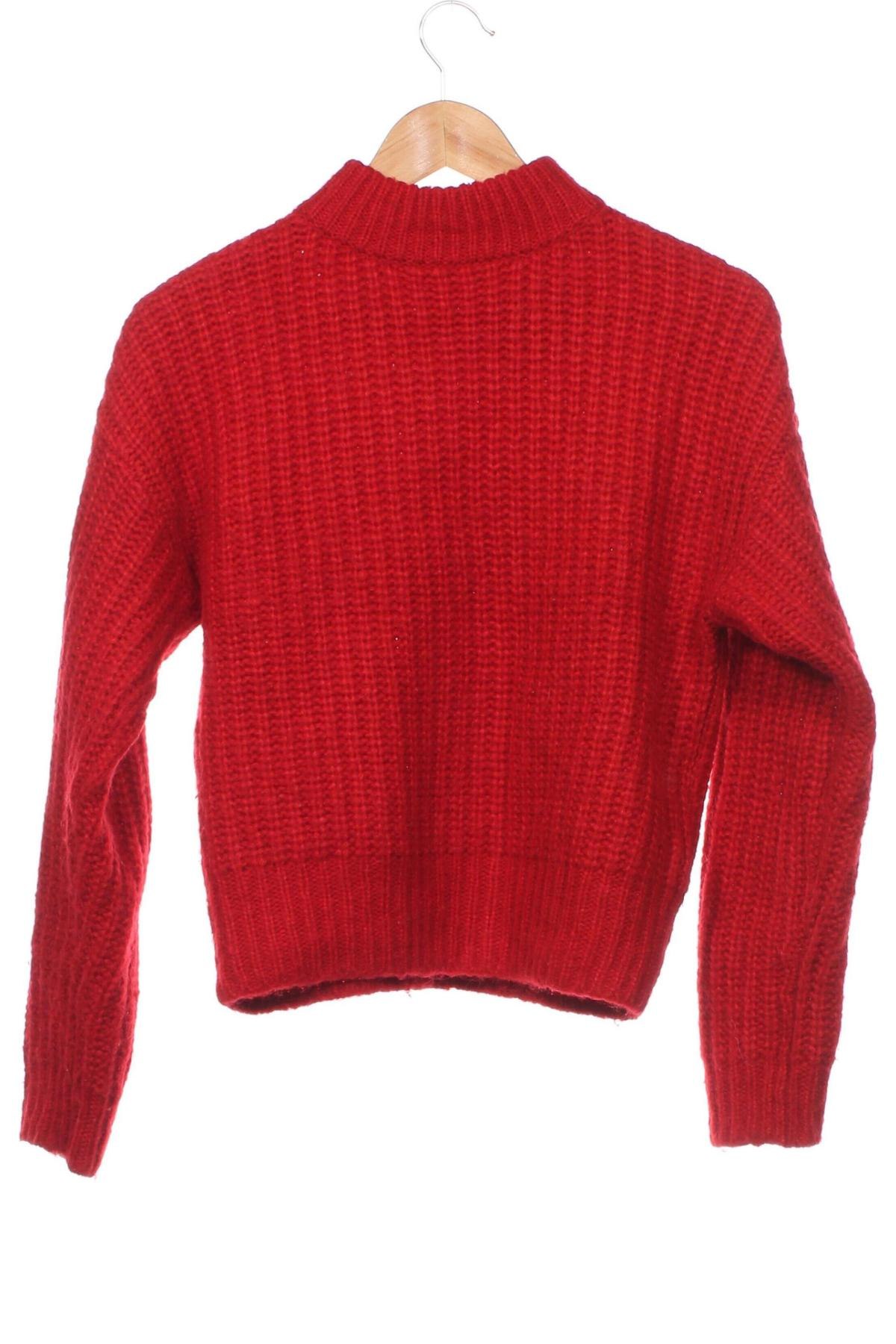 Дамски пуловер H&M, Размер XS, Цвят Червен, Цена 16,54 лв.