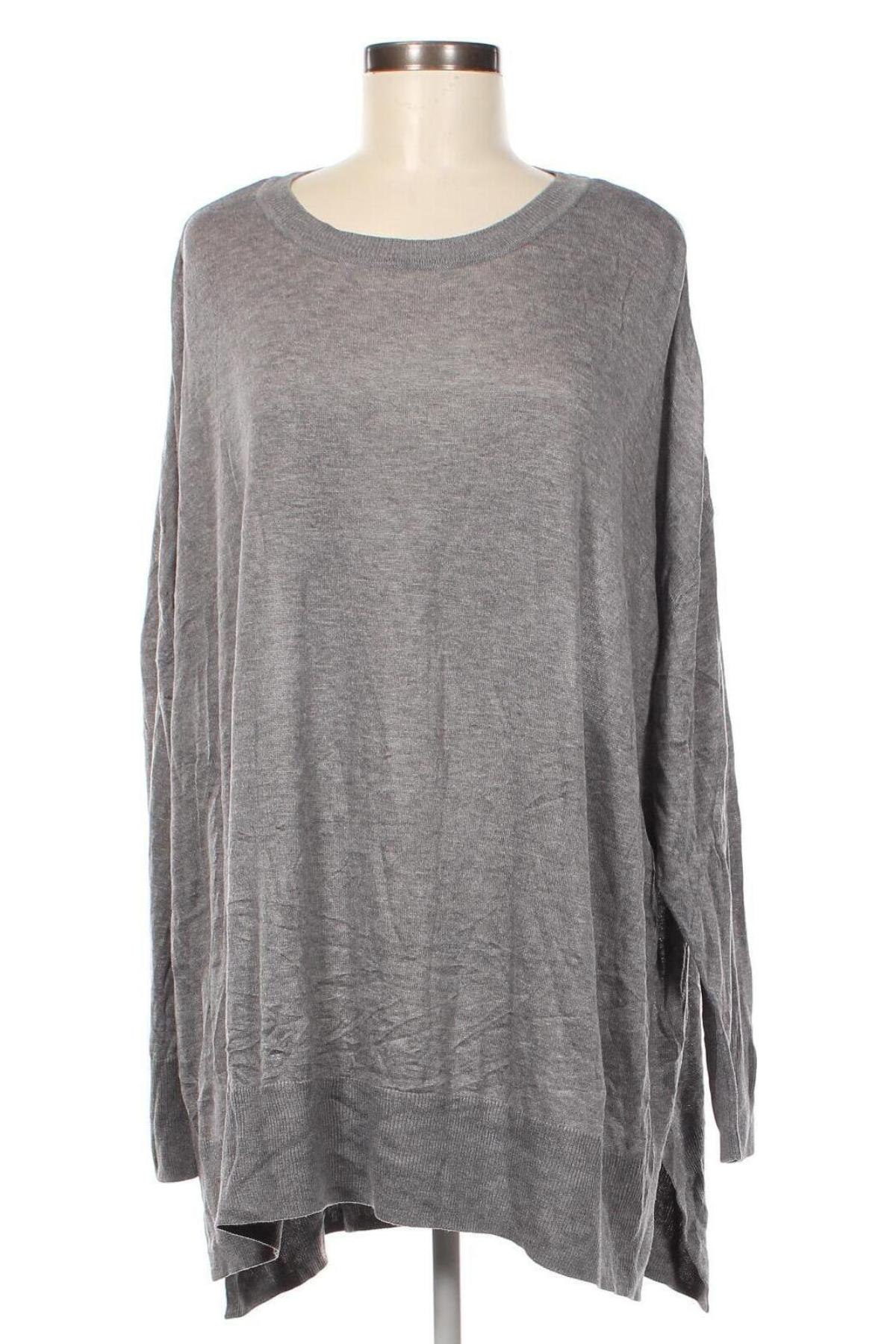 Γυναικείο πουλόβερ H&M, Μέγεθος 3XL, Χρώμα Γκρί, Τιμή 11,66 €