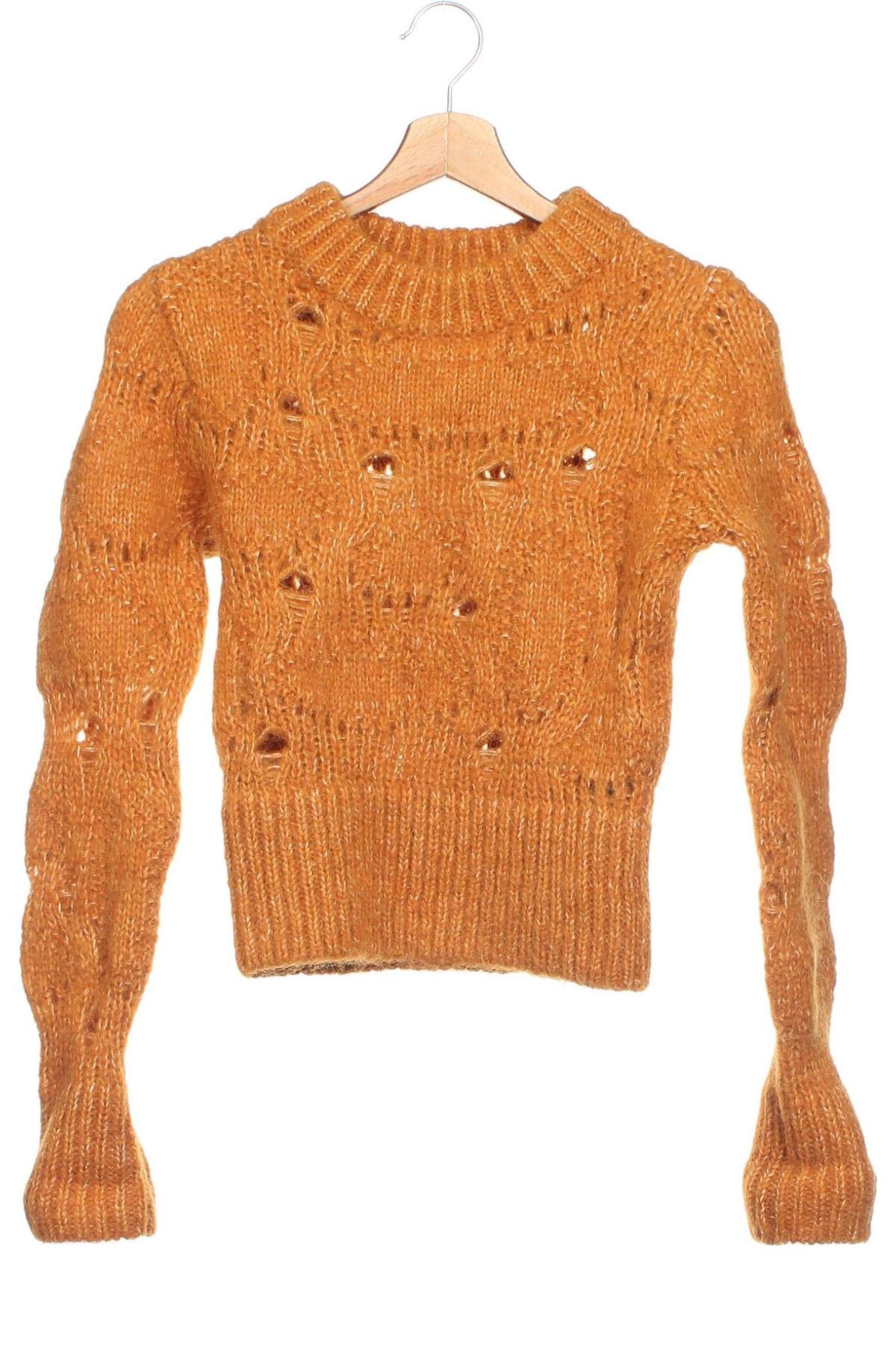 Дамски пуловер H&M, Размер XS, Цвят Оранжев, Цена 17,40 лв.