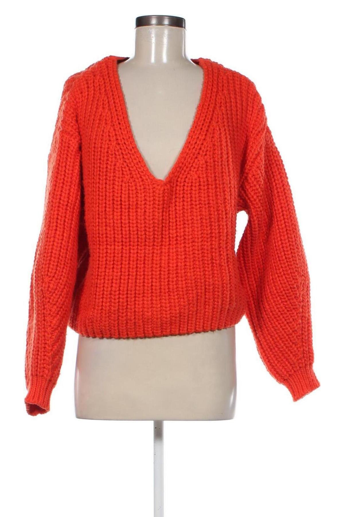 Pulover de femei H&M, Mărime L, Culoare Roșu, Preț 52,46 Lei