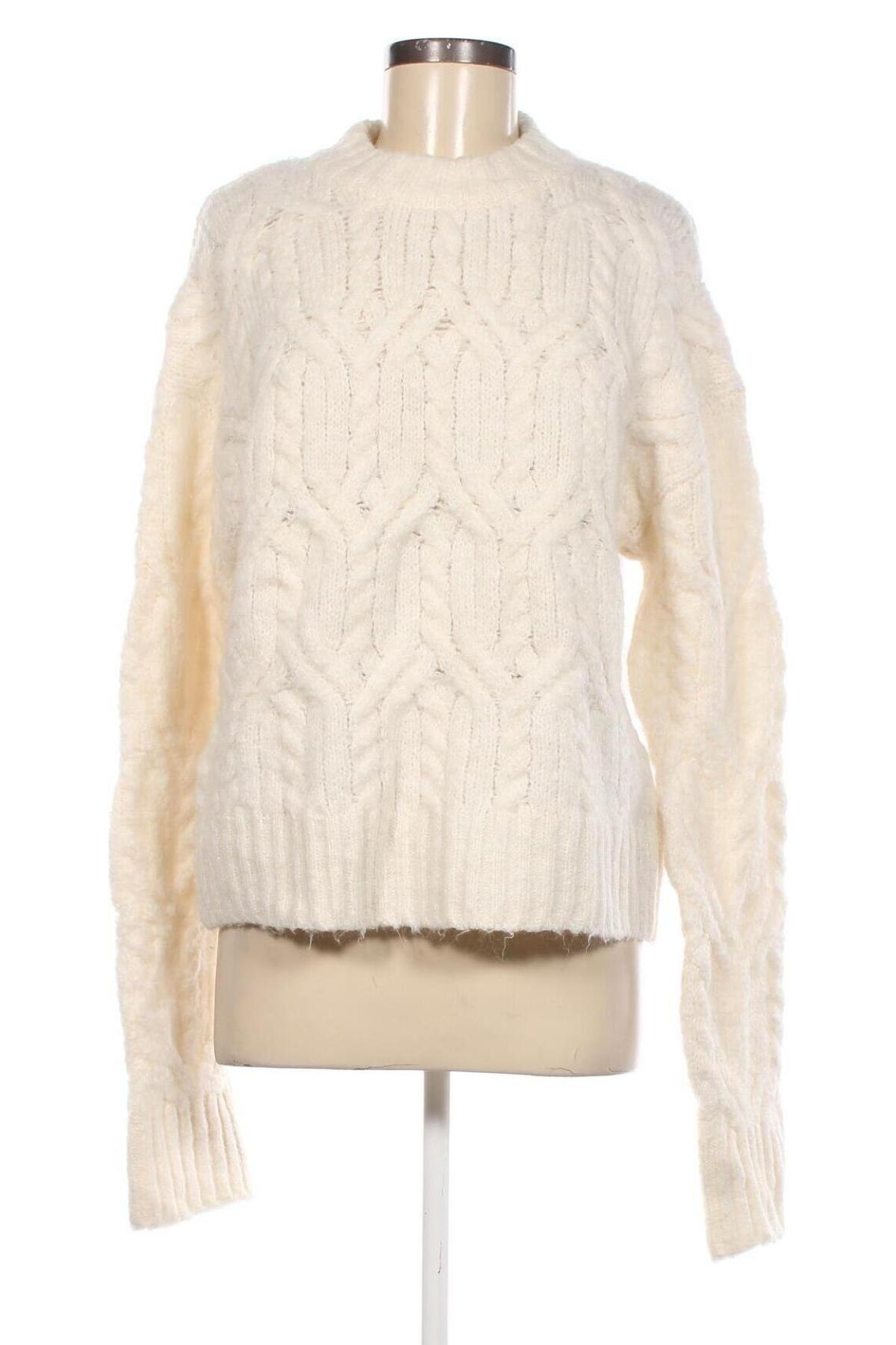 Γυναικείο πουλόβερ H&M, Μέγεθος L, Χρώμα Λευκό, Τιμή 9,87 €