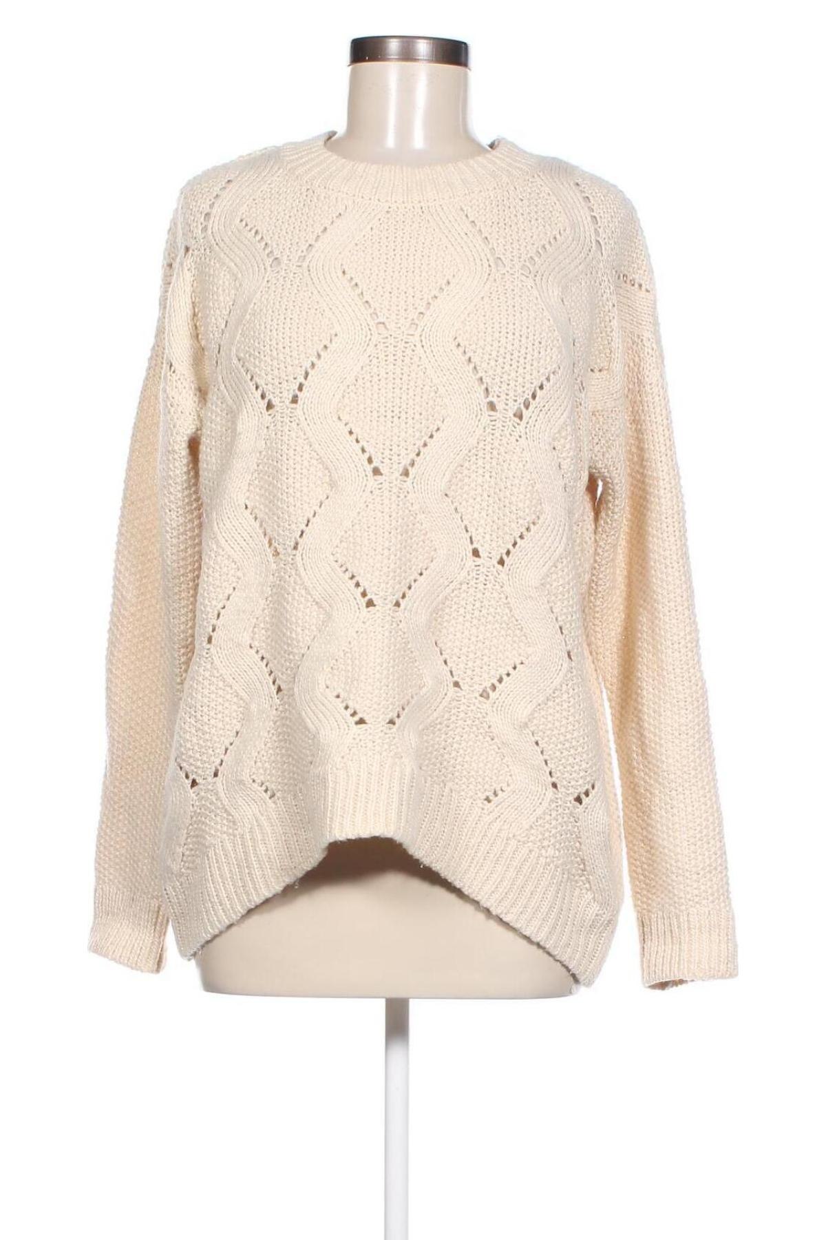 Damski sweter H&M, Rozmiar S, Kolor ecru, Cena 34,99 zł