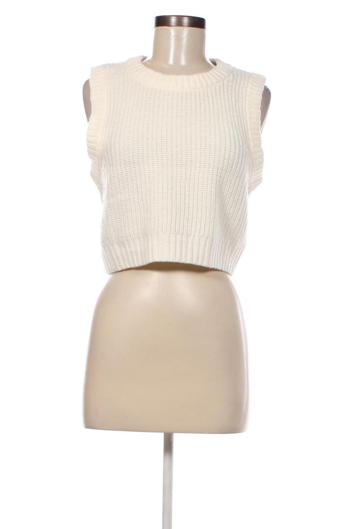 Pulover de femei H&M Divided, Mărime M, Culoare Ecru, Preț 49,60 Lei