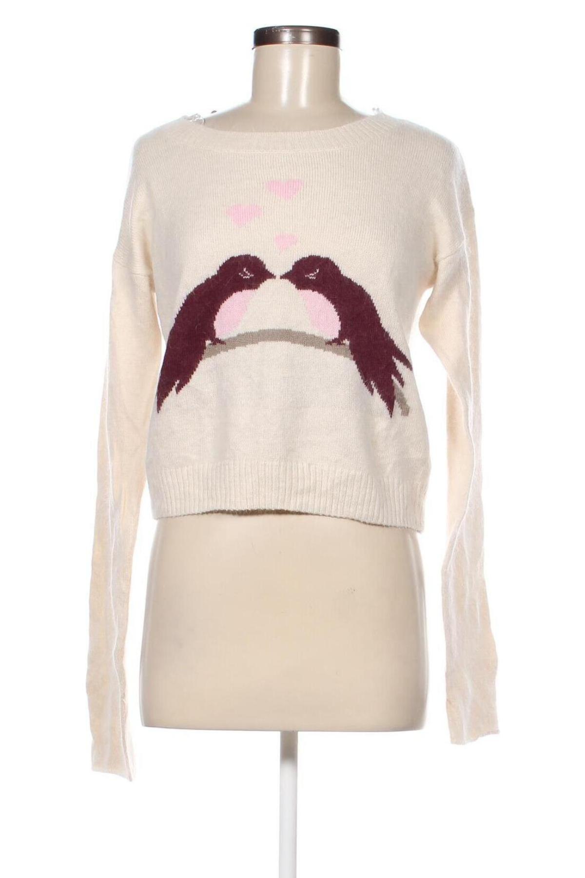 Γυναικείο πουλόβερ H&M Divided, Μέγεθος S, Χρώμα  Μπέζ, Τιμή 9,87 €