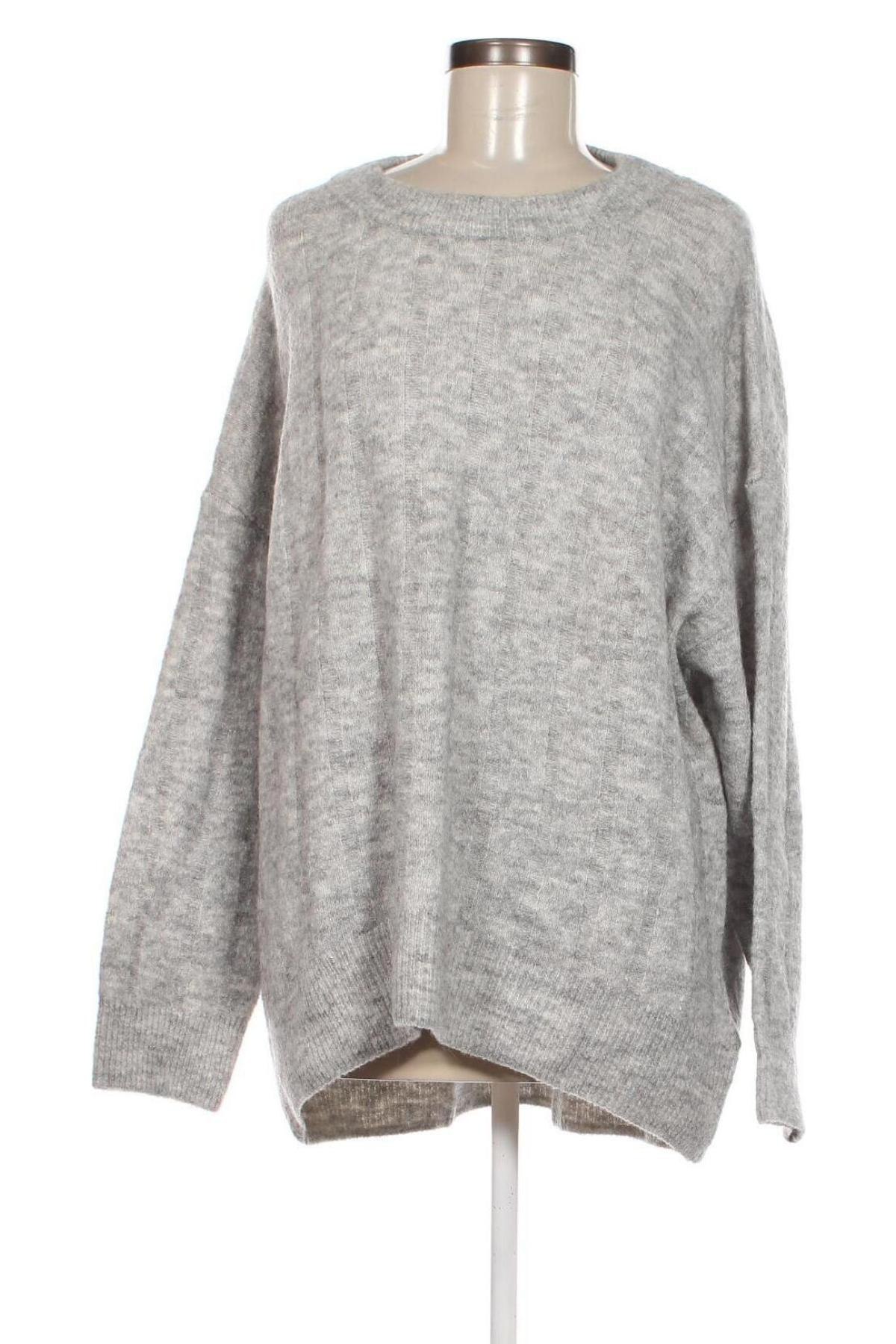 Дамски пуловер H&M L.O.G.G., Размер XL, Цвят Сив, Цена 17,98 лв.