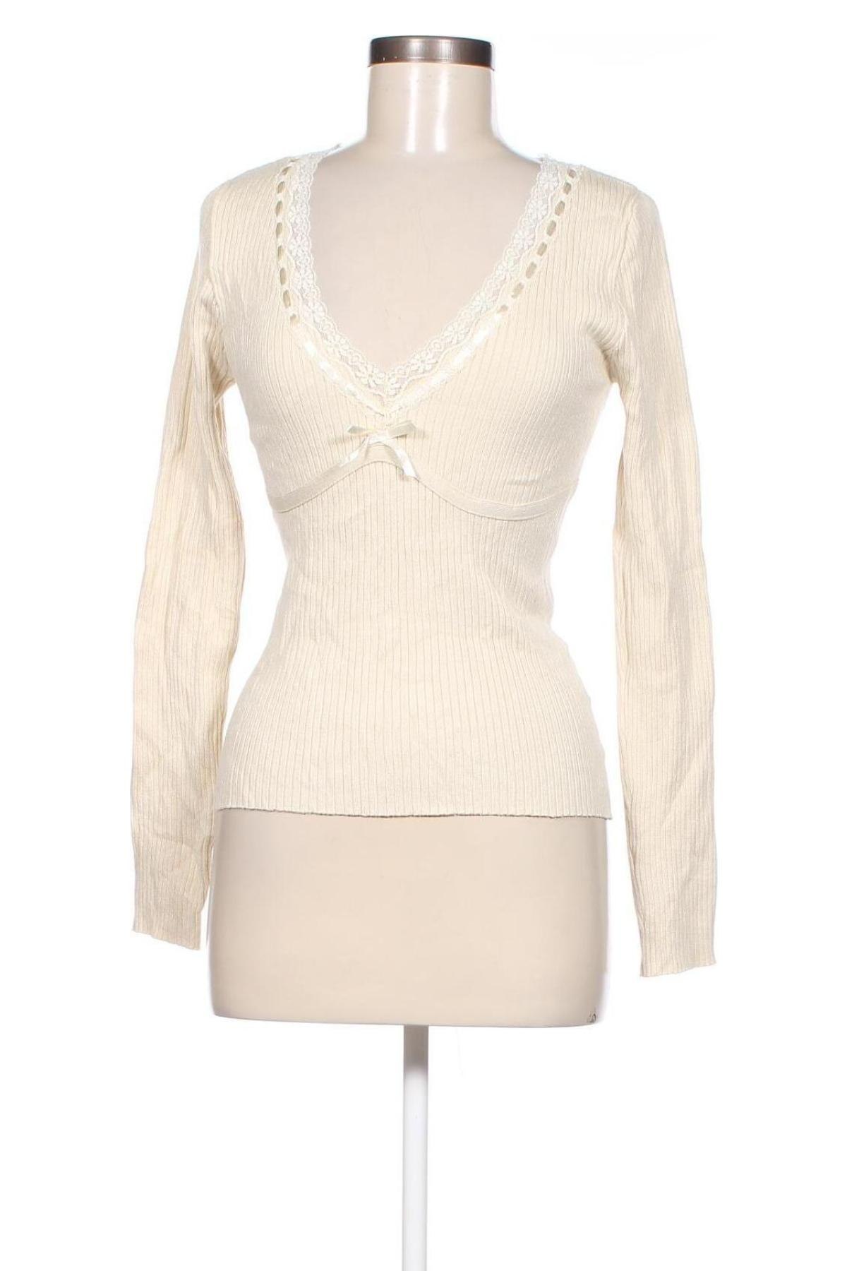 Damenpullover Heine, Größe M, Farbe Beige, Preis 13,98 €