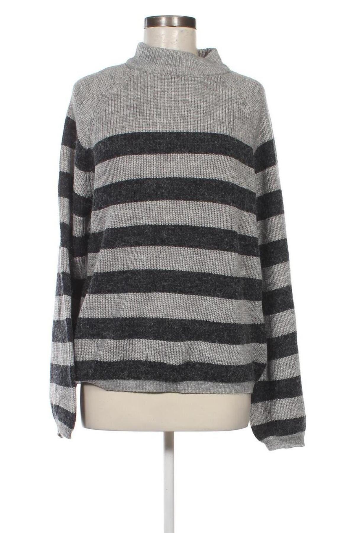 Γυναικείο πουλόβερ Hema, Μέγεθος L, Χρώμα Γκρί, Τιμή 9,33 €