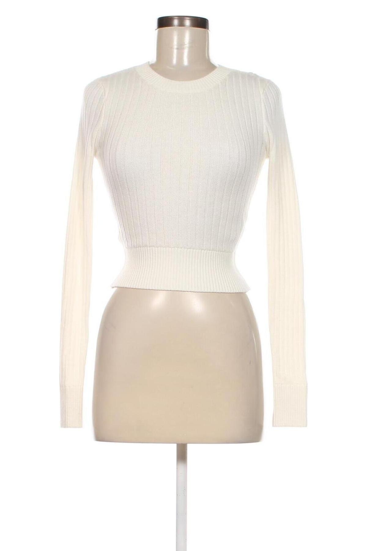 Damenpullover Hollister, Größe XS, Farbe Weiß, Preis 21,57 €