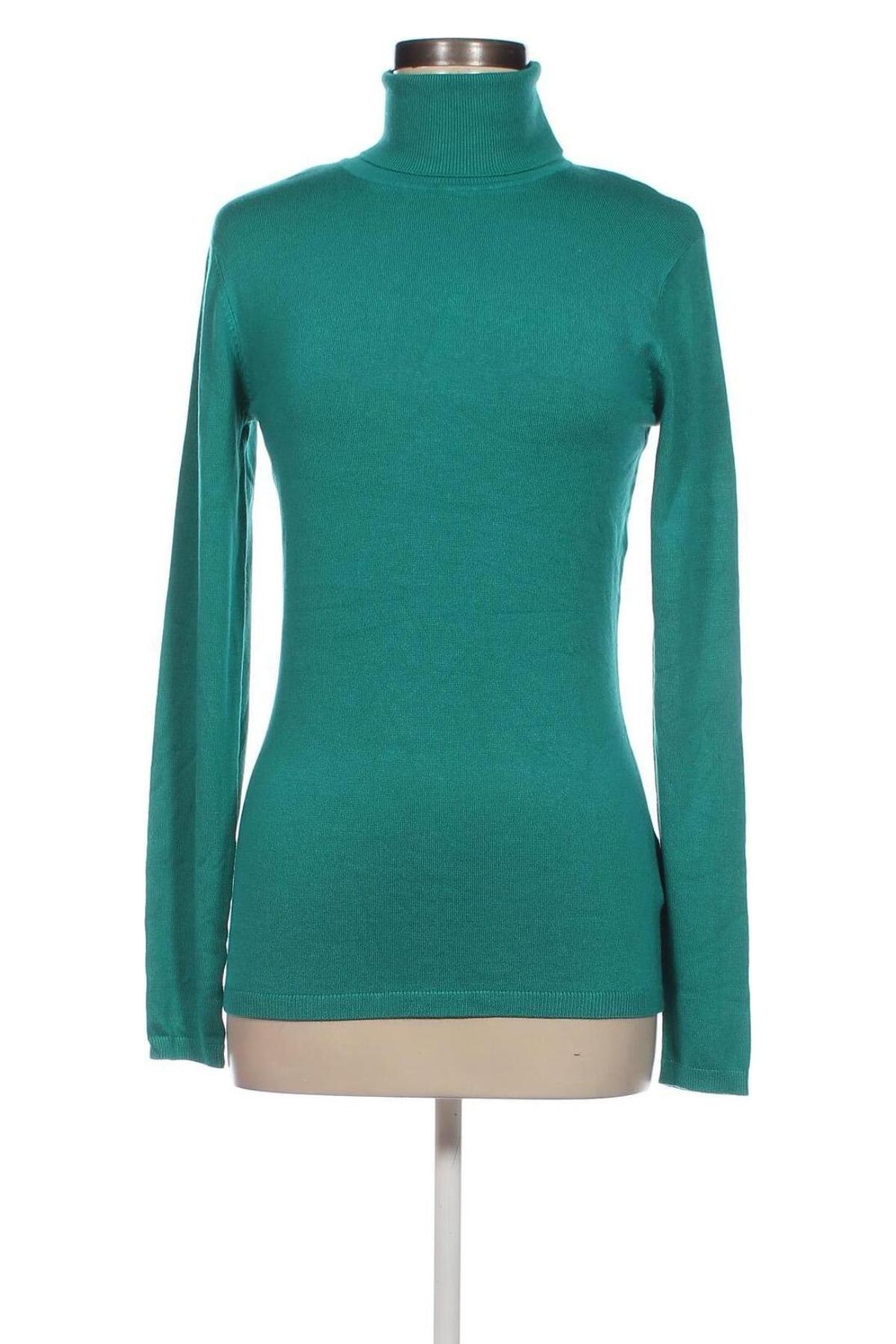 Дамски пуловер Ichi, Размер S, Цвят Зелен, Цена 53,01 лв.