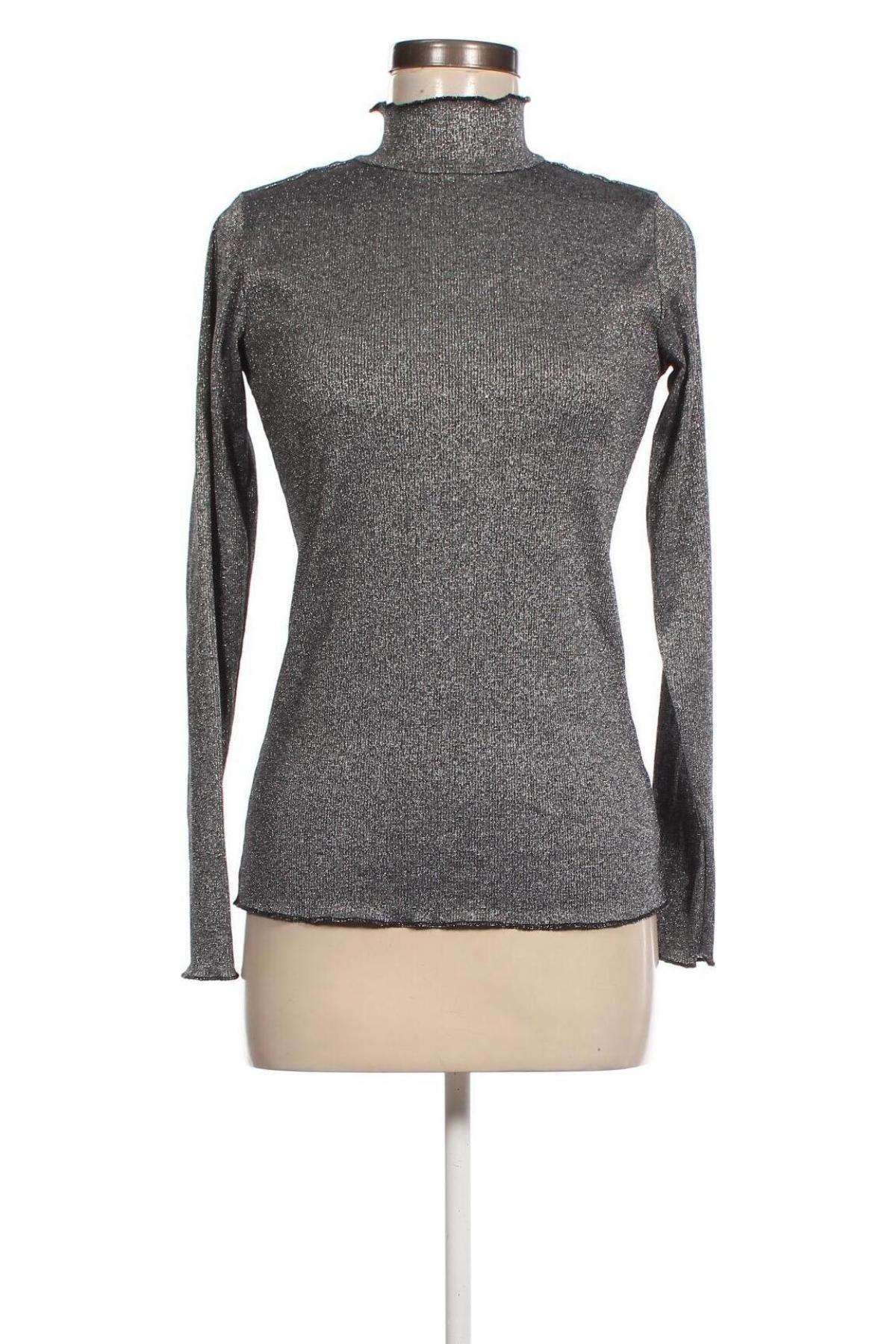 Дамски пуловер Infinity, Размер S, Цвят Сребрист, Цена 11,60 лв.