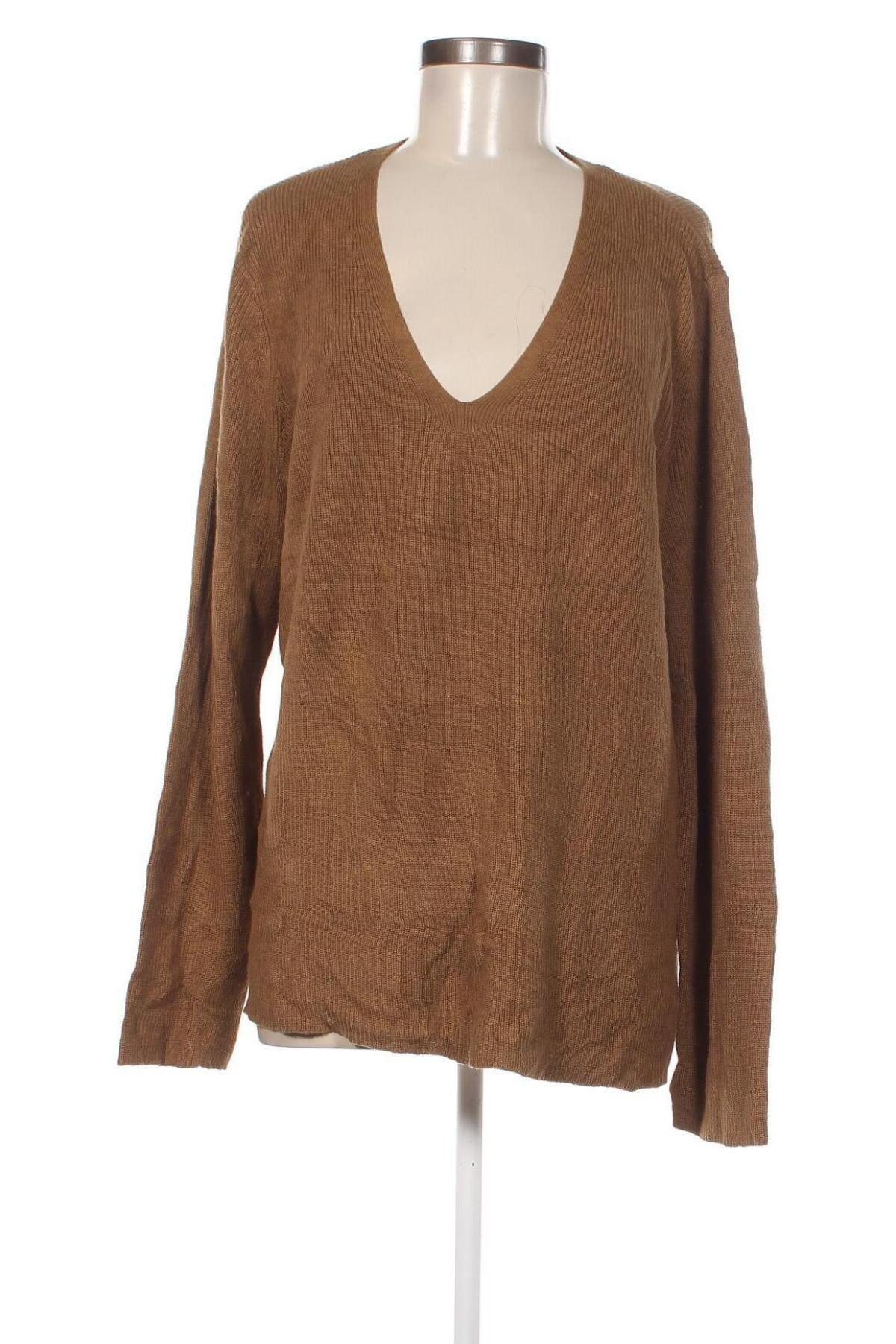 Дамски пуловер J.Jill, Размер XL, Цвят Кафяв, Цена 26,65 лв.