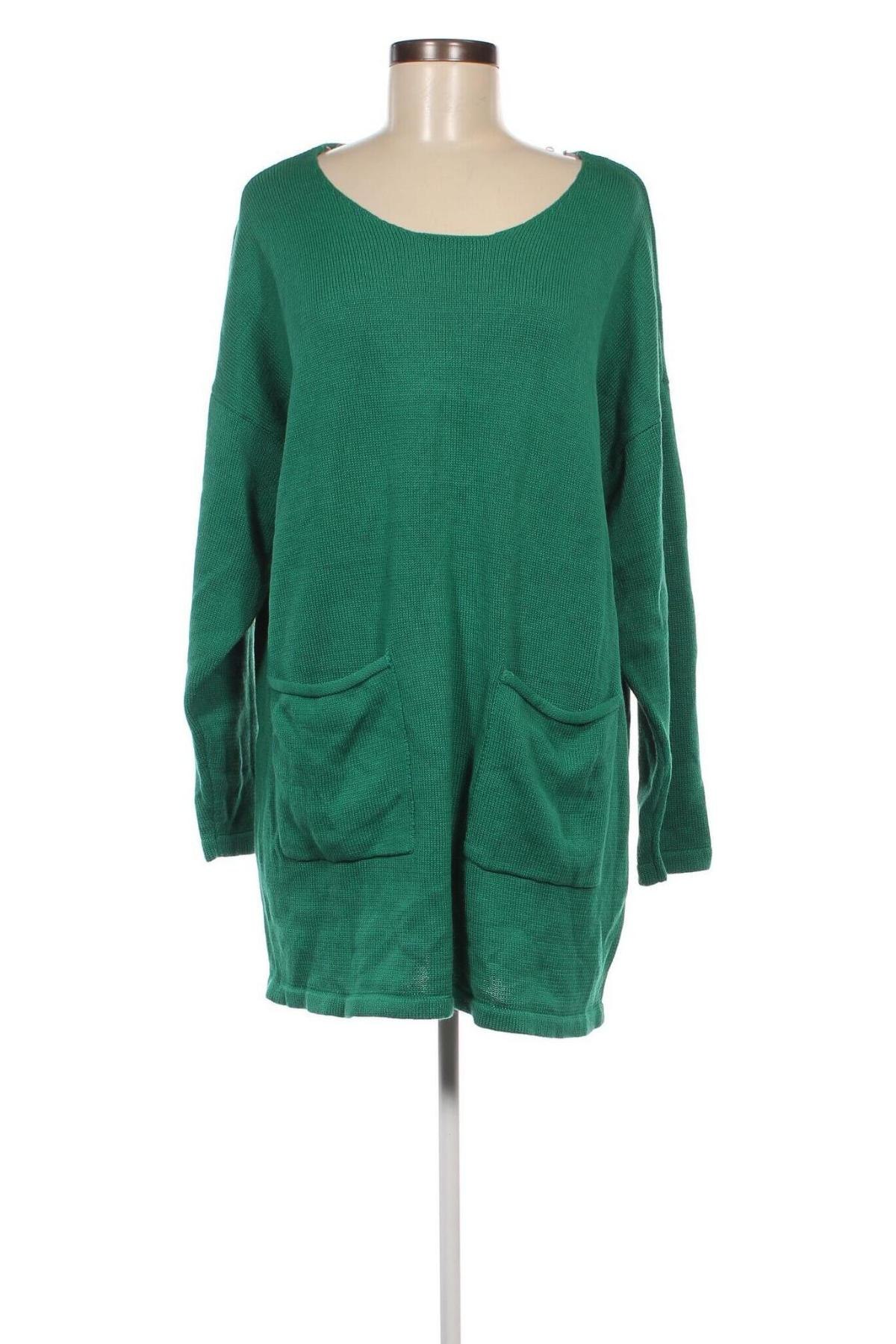 Дамски пуловер Janet & Joyce, Размер XL, Цвят Зелен, Цена 26,65 лв.
