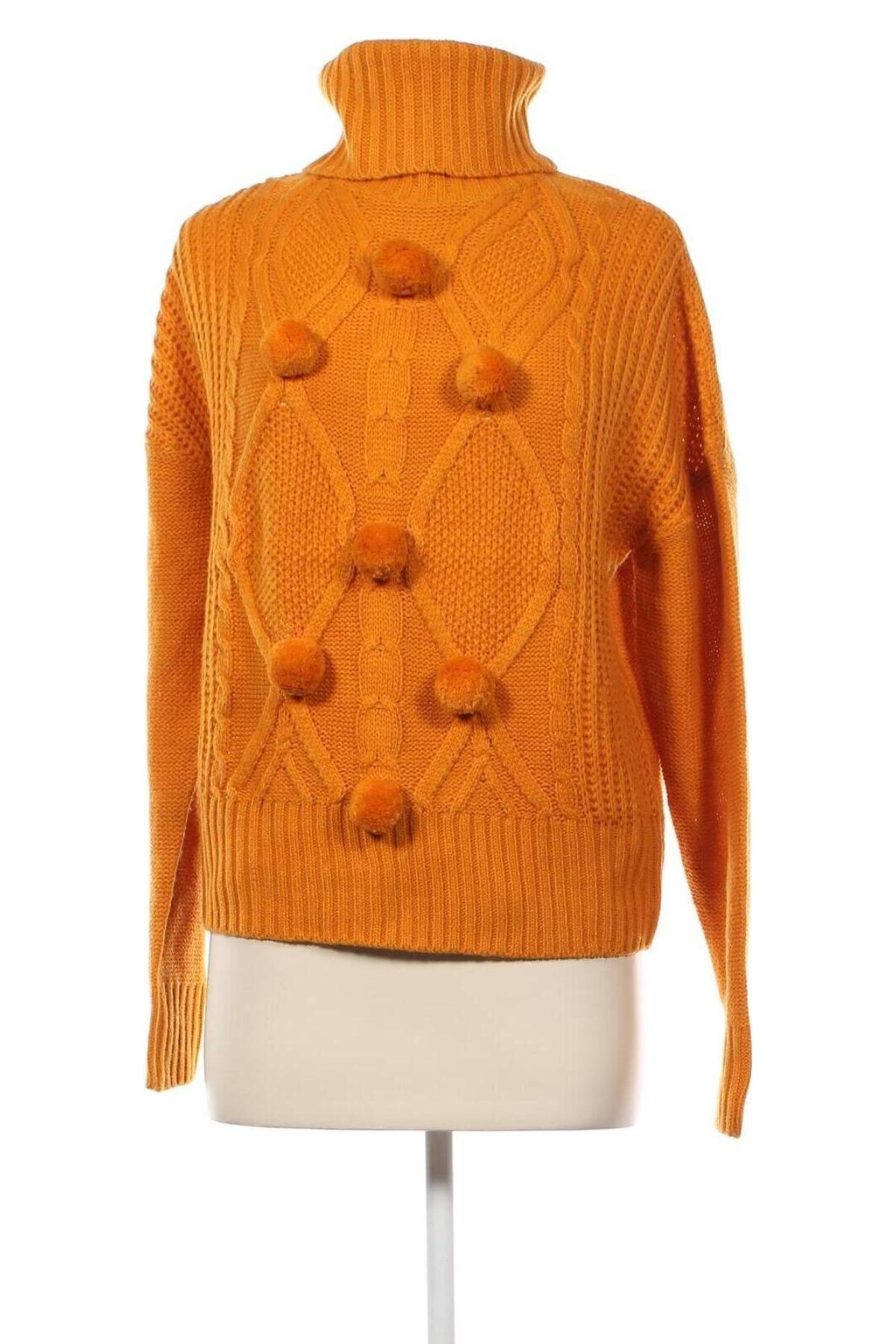 Дамски пуловер Janina, Размер M, Цвят Жълт, Цена 15,95 лв.
